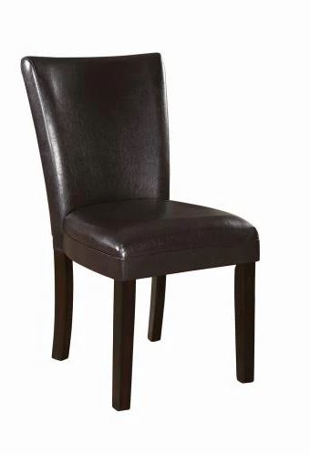 Carter Upholstered Parson Dining Side Chair in Brown - Set Of 2 102263