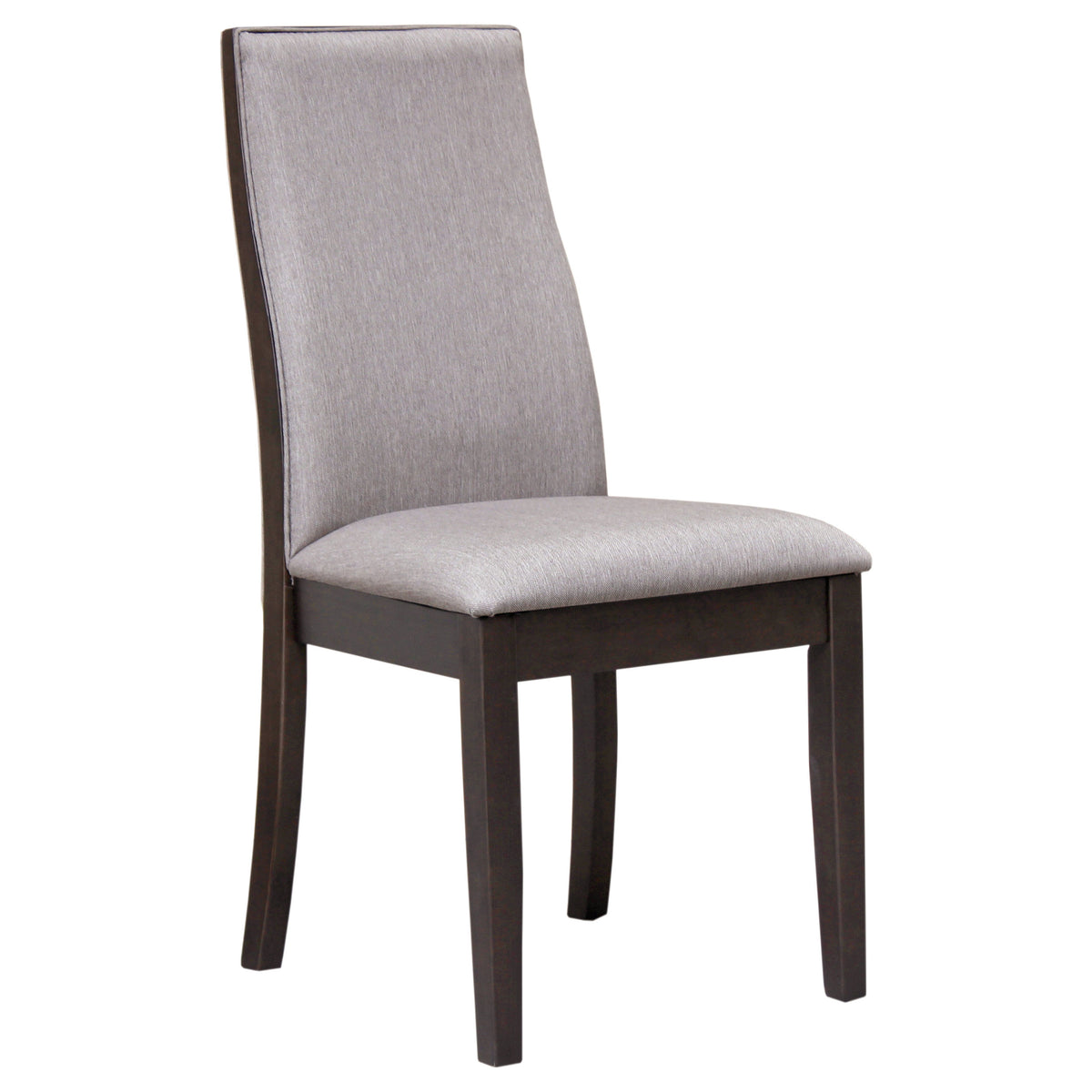 Spring Creek 7-piece Rectangular Extension Dining Set with Taupe Chairs Natural Walnut