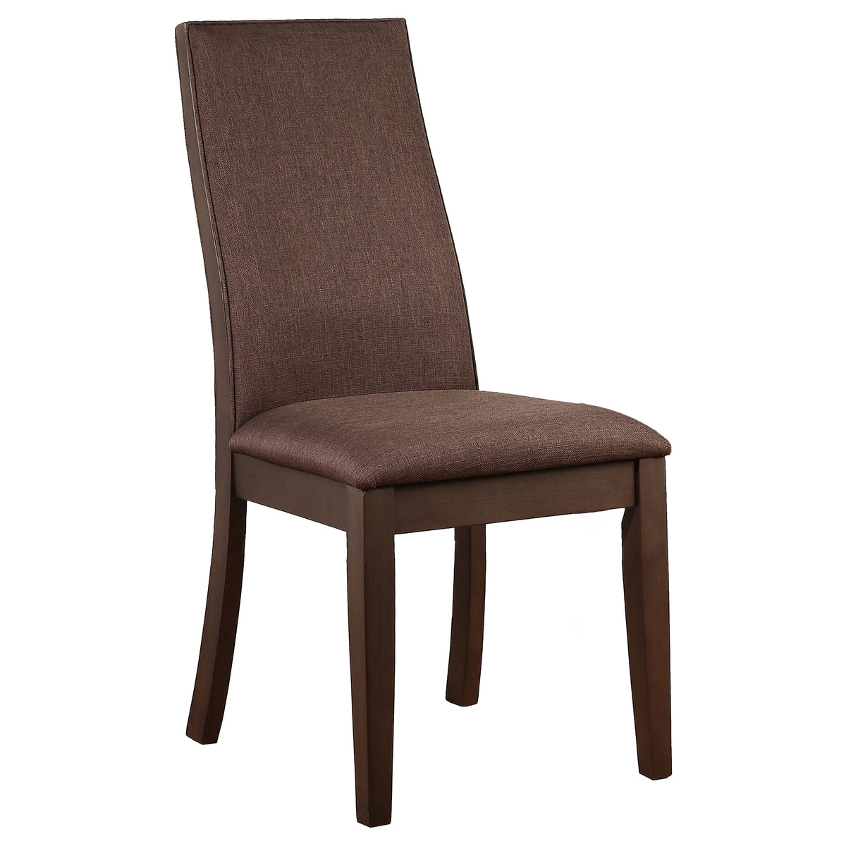 Spring Creek 7-piece Rectangular Extension Dining Set with Chocolate Chairs Natural Walnut