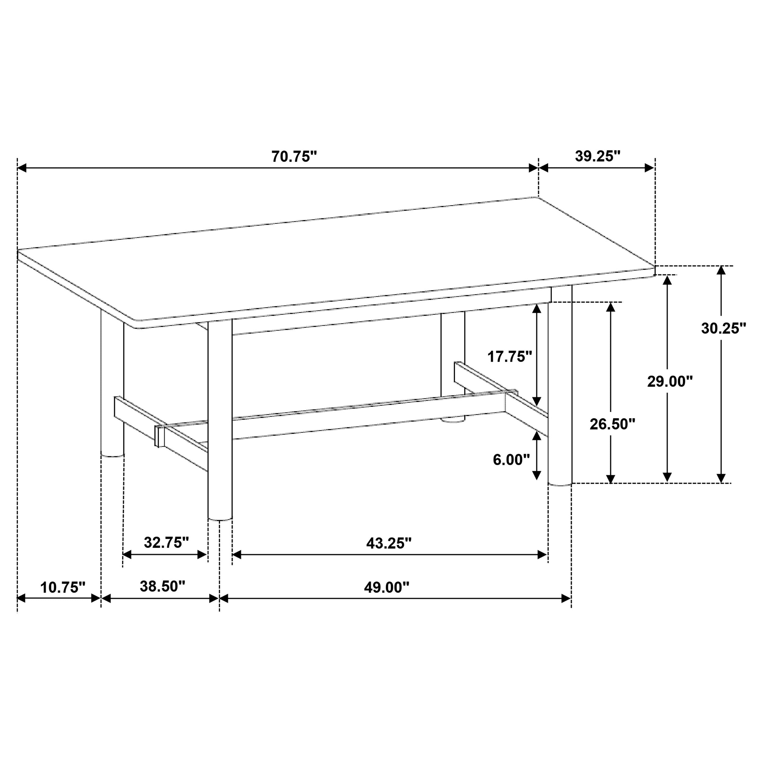 Crestmore Rectangular Dining Table