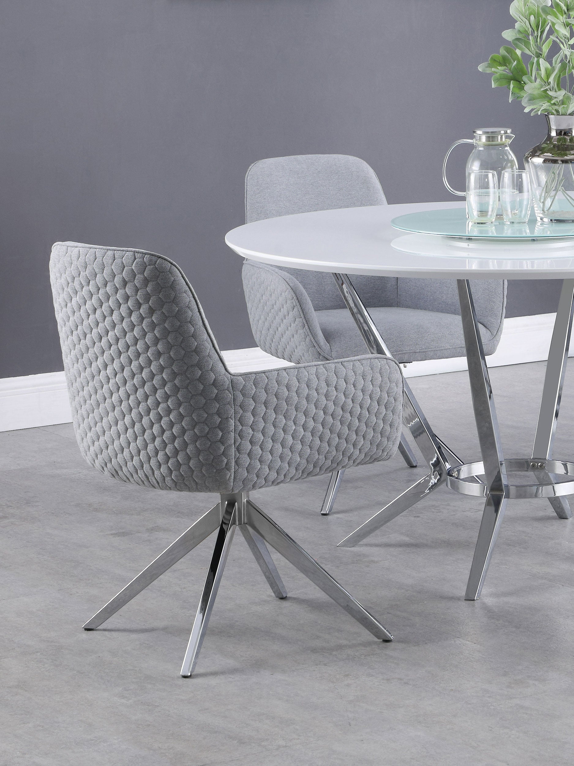 Abby Swivel Arm Chair