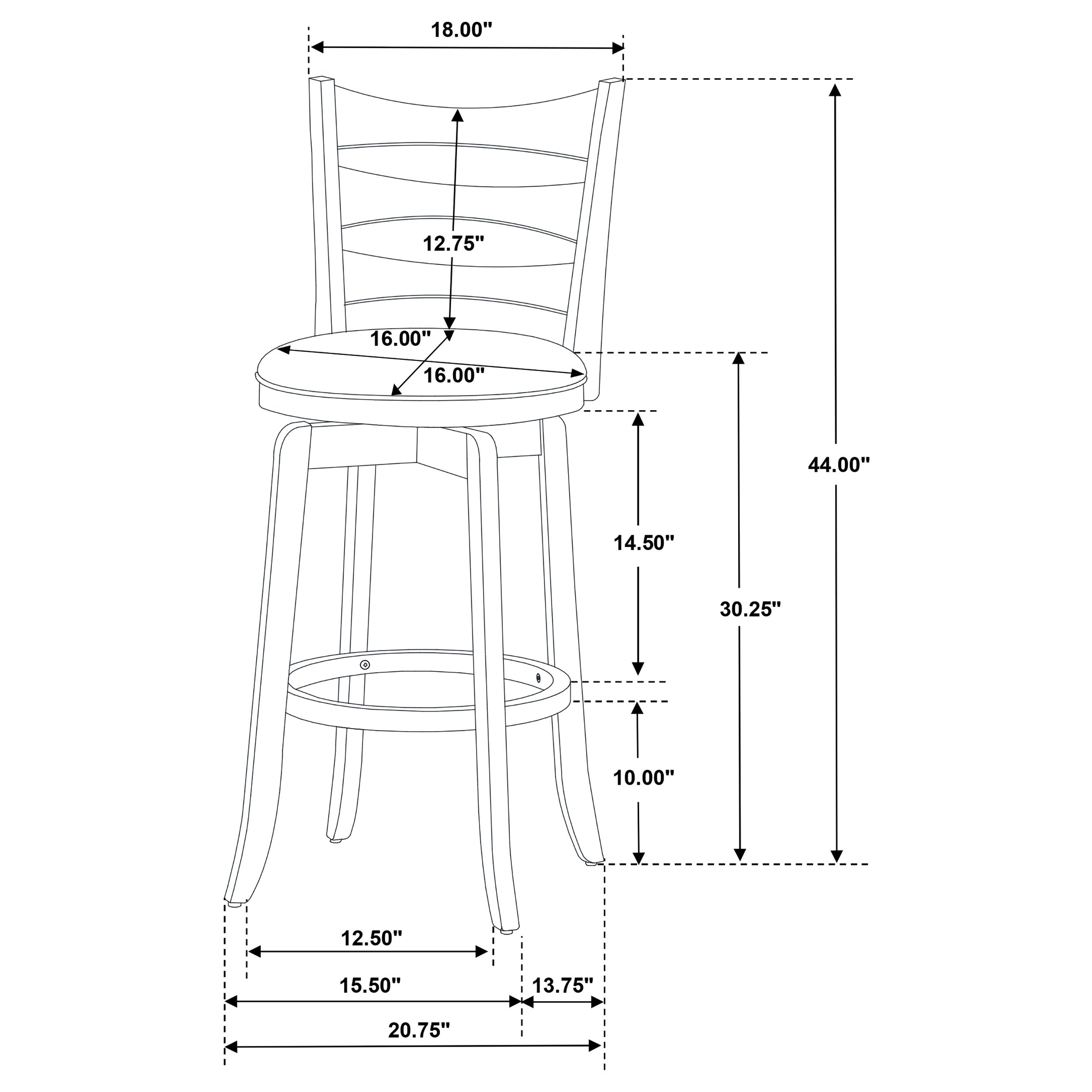 Murphy Swivel Bar Chair