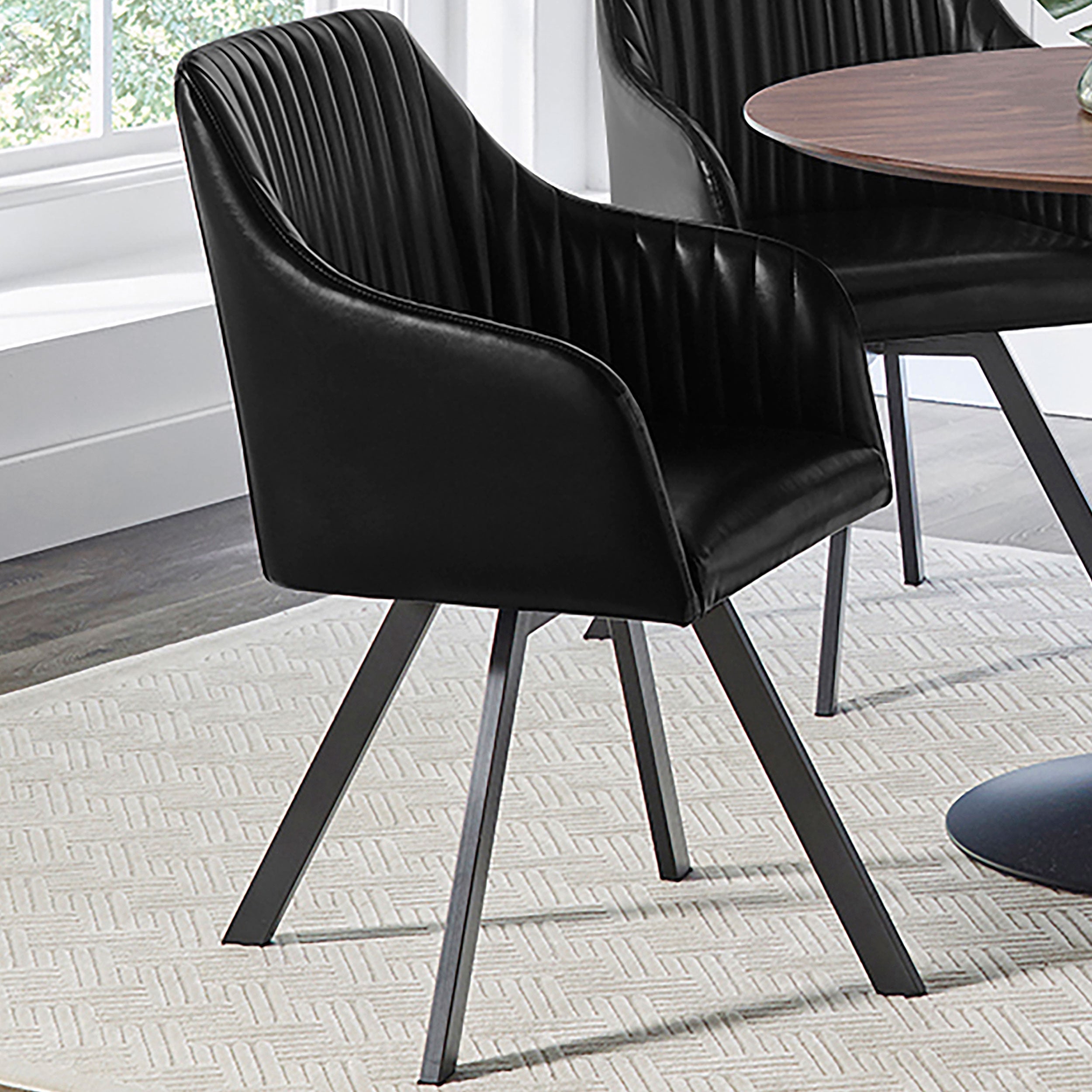 Arika Swivel Arm Chair