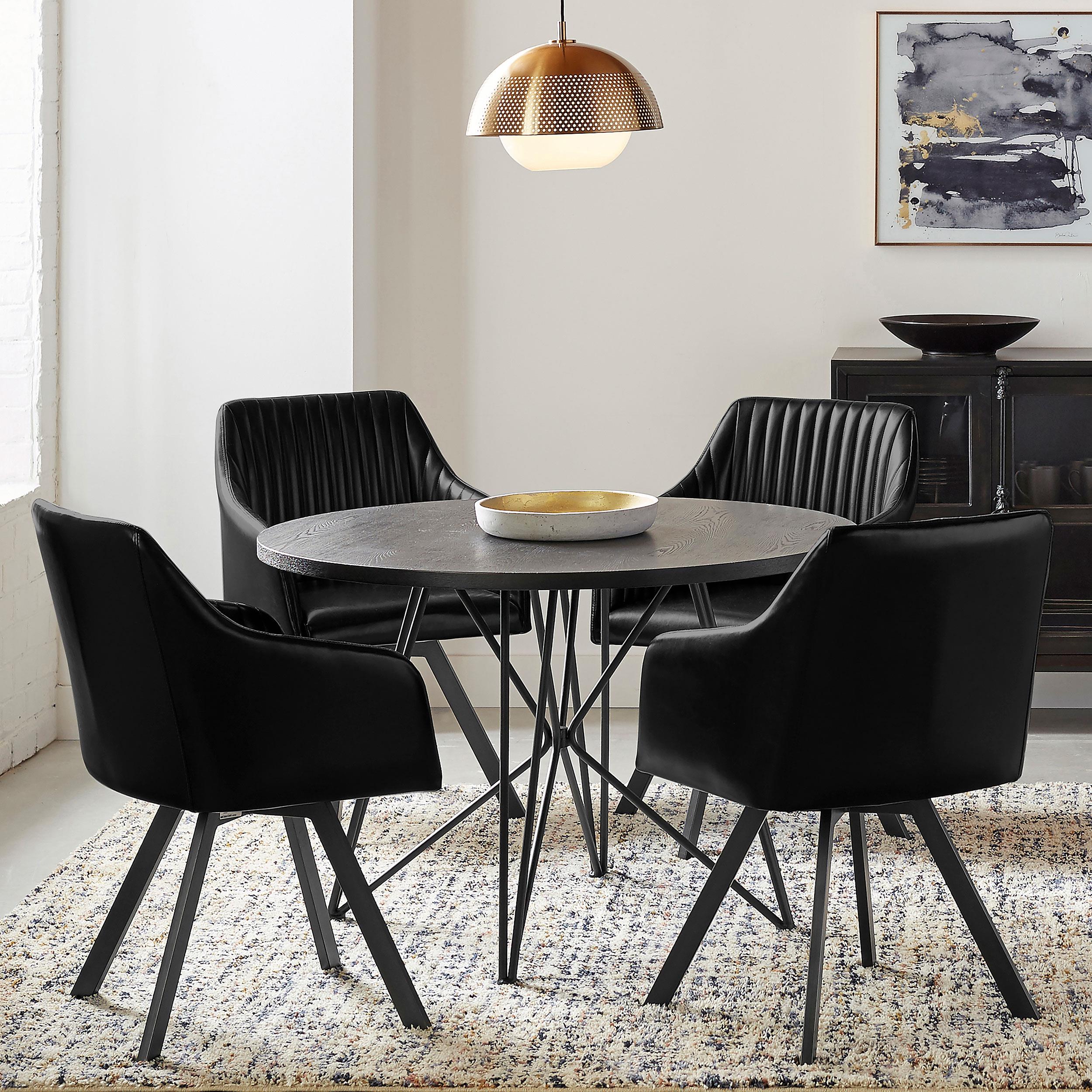 Arika Swivel Arm Chair