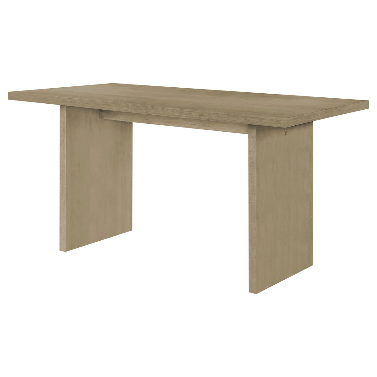 Decker 70-inch Rectangular Counter Height Slab Top Dining Table Natural Oak