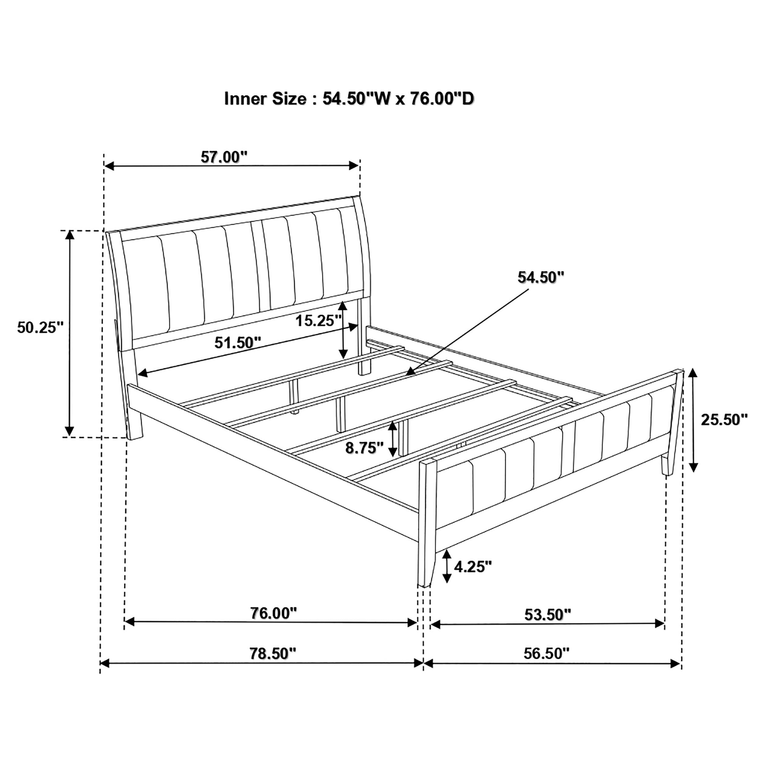 Carlton Wood Panel Bed