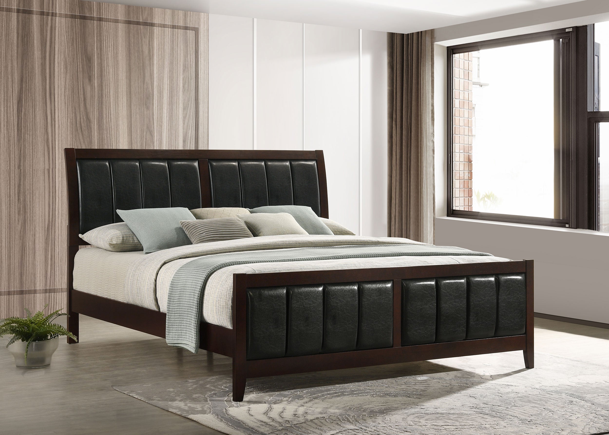 Carlton Wood Panel Bed