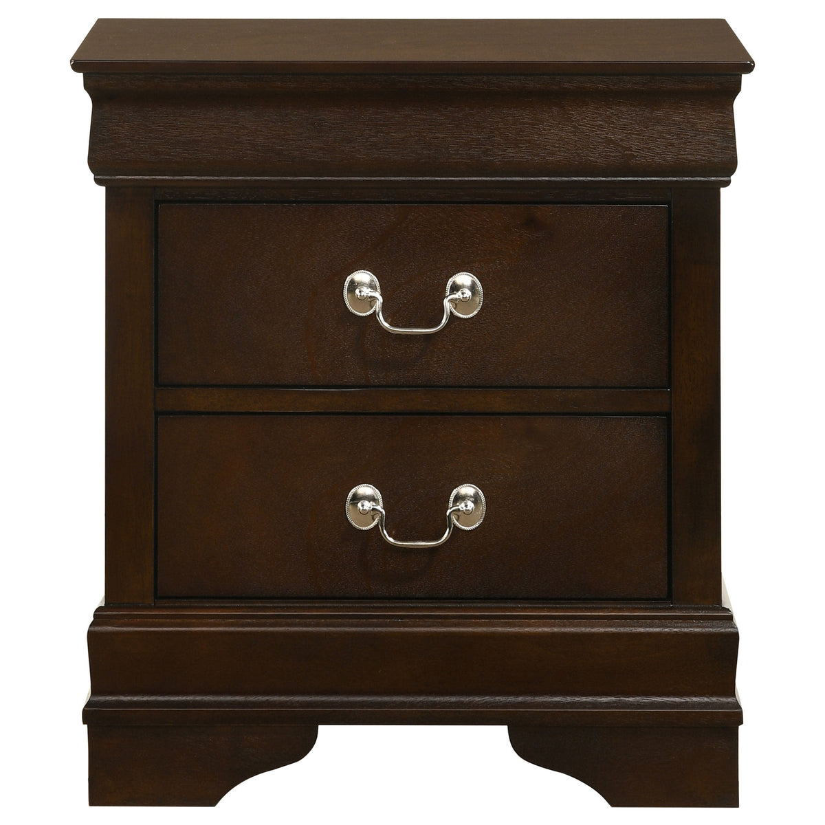 Louis Philippe 2-drawer Nightstand In Cappuccino