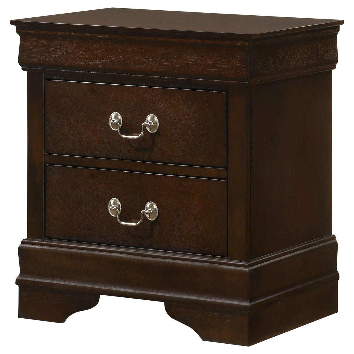 Louis Philippe 2-drawer Nightstand In Cappuccino