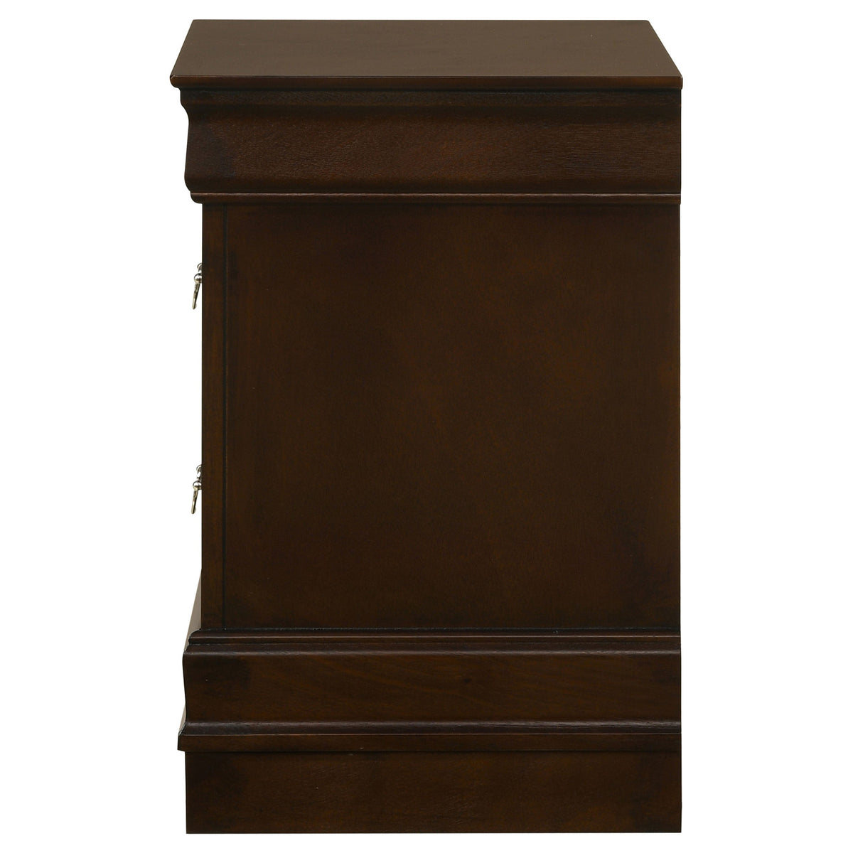 Louis Philippe 2-drawer Nightstand In Cappuccino