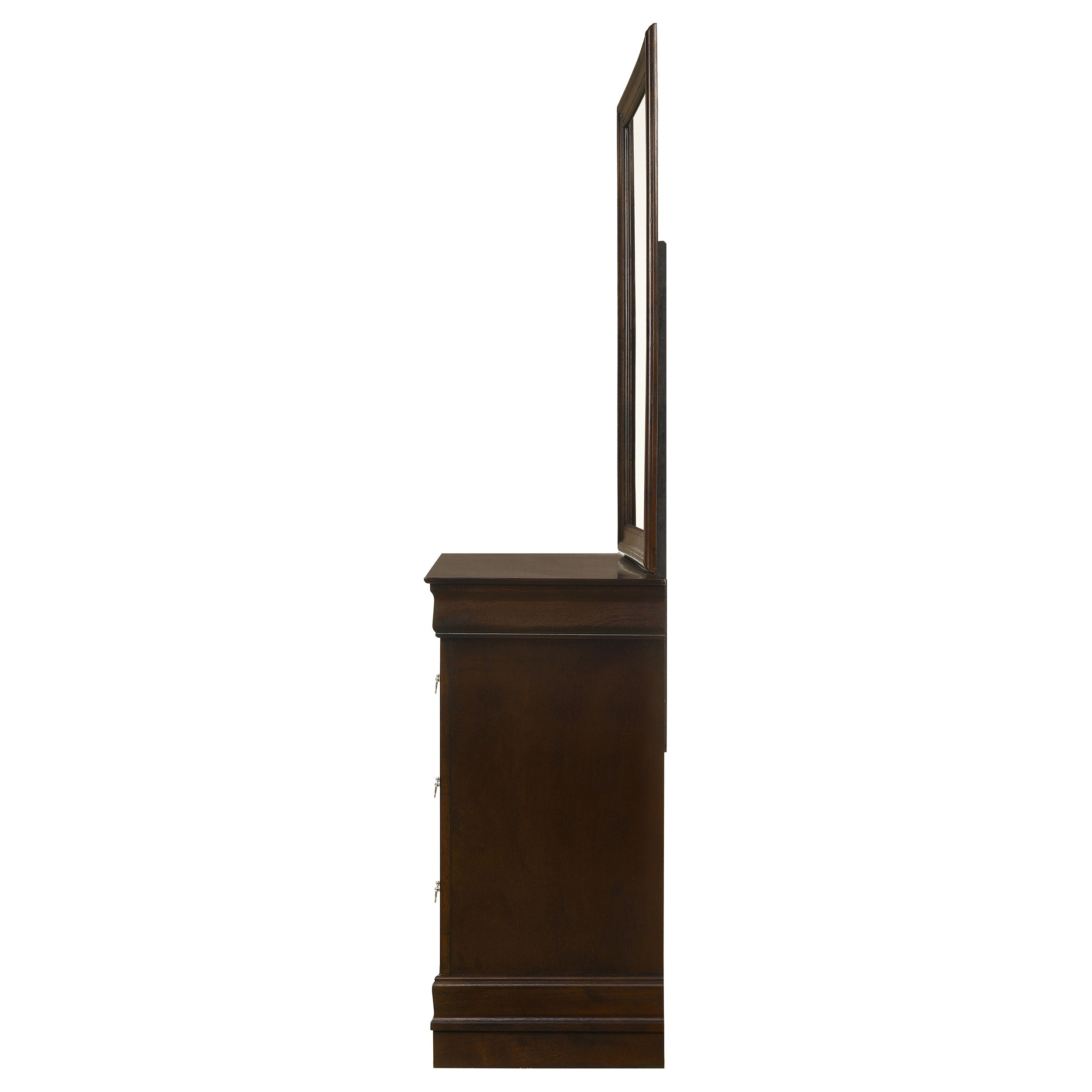Louis Philippe Dresser with Mirror (Cappuccino)