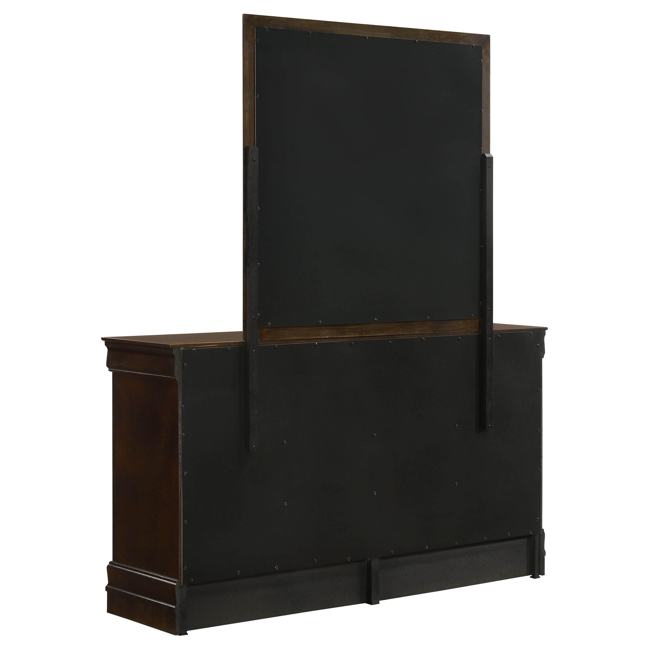 Louis Philippe Dresser with Mirror (Cappuccino)