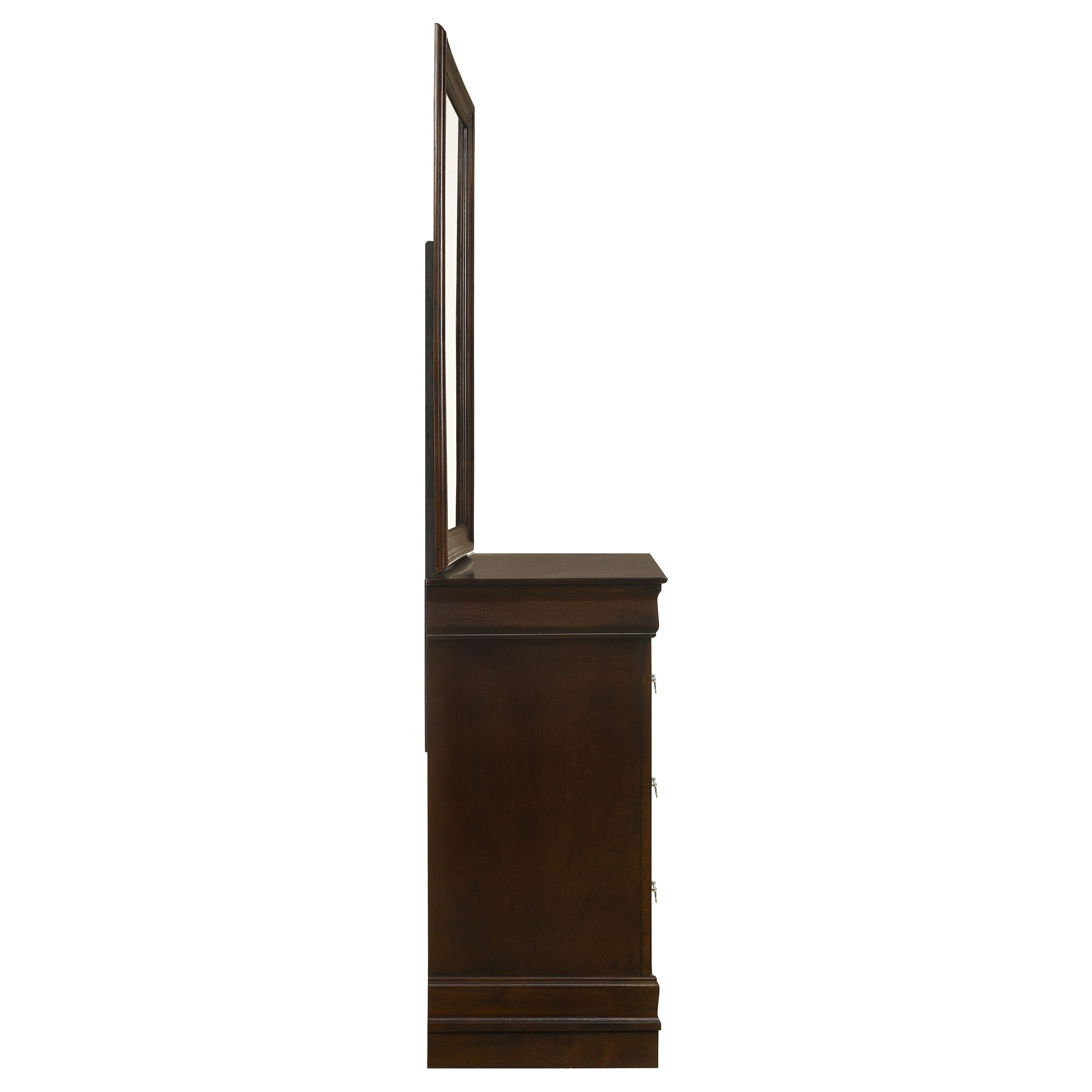 Louis Philippe Dresser with Mirror (Cappuccino)