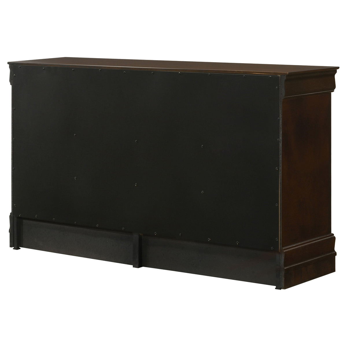Louis Philippe 6-drawer Dresser In Cappuccino