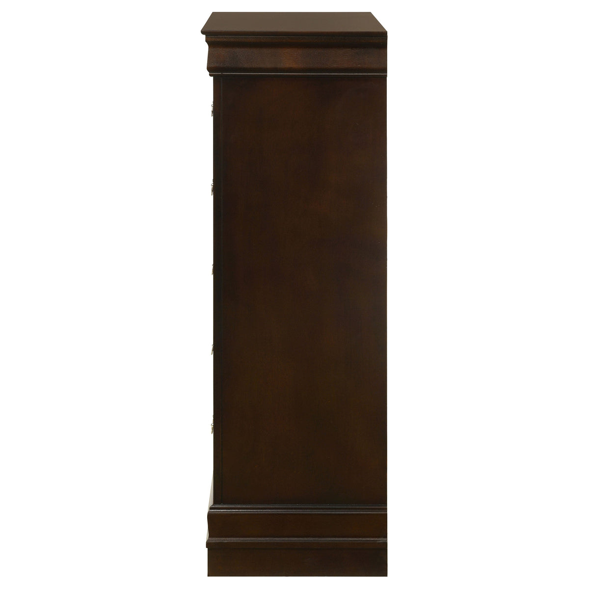 Louis Philippe 5-drawer Bedroom Chest In Cappuccino
