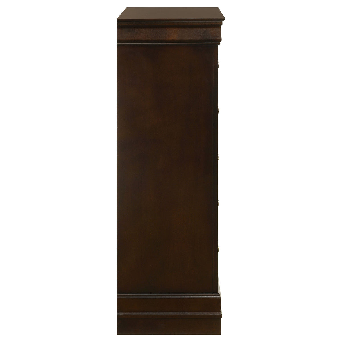 Louis Philippe 5-drawer Bedroom Chest In Cappuccino
