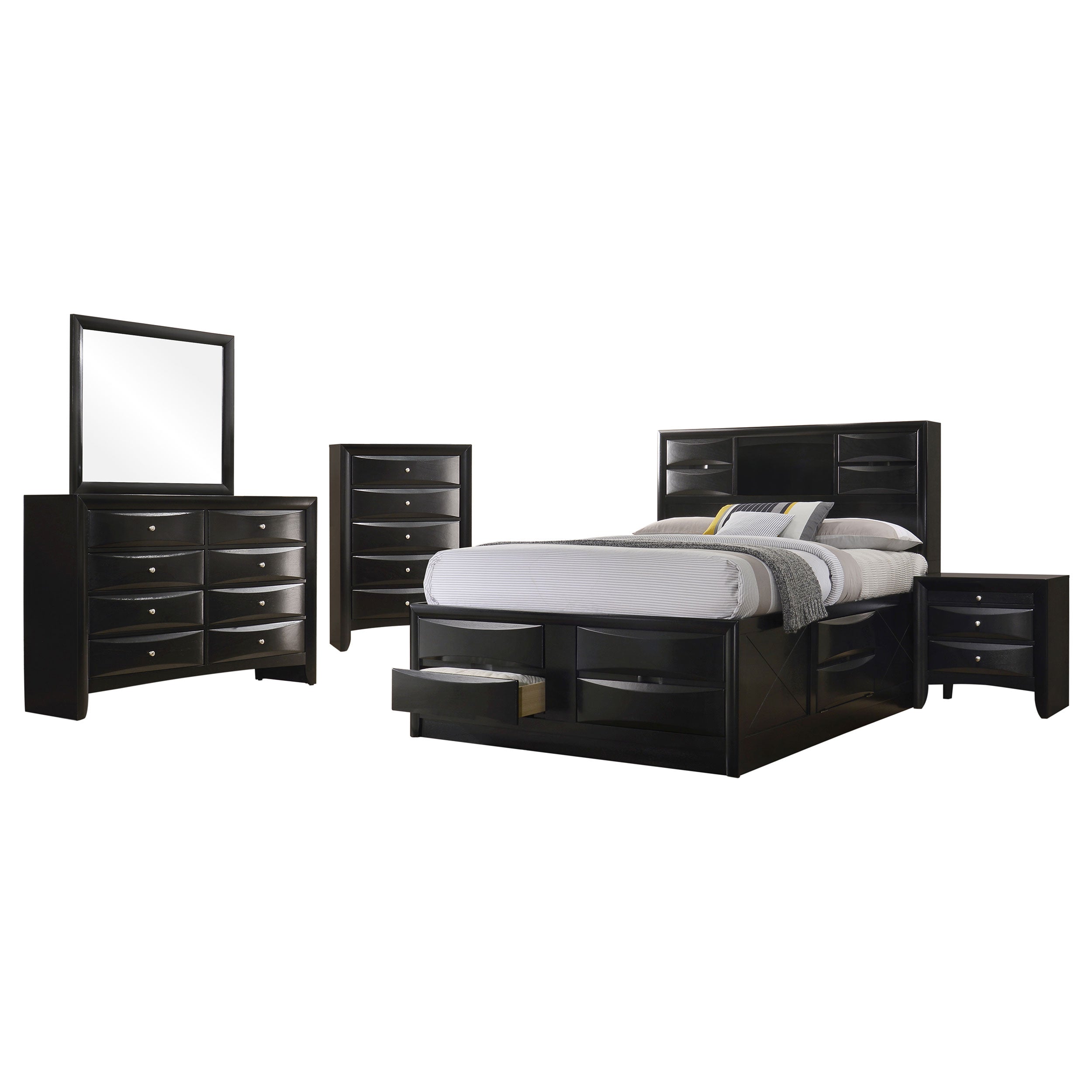 Briana Bedroom Set (Storage Bed)