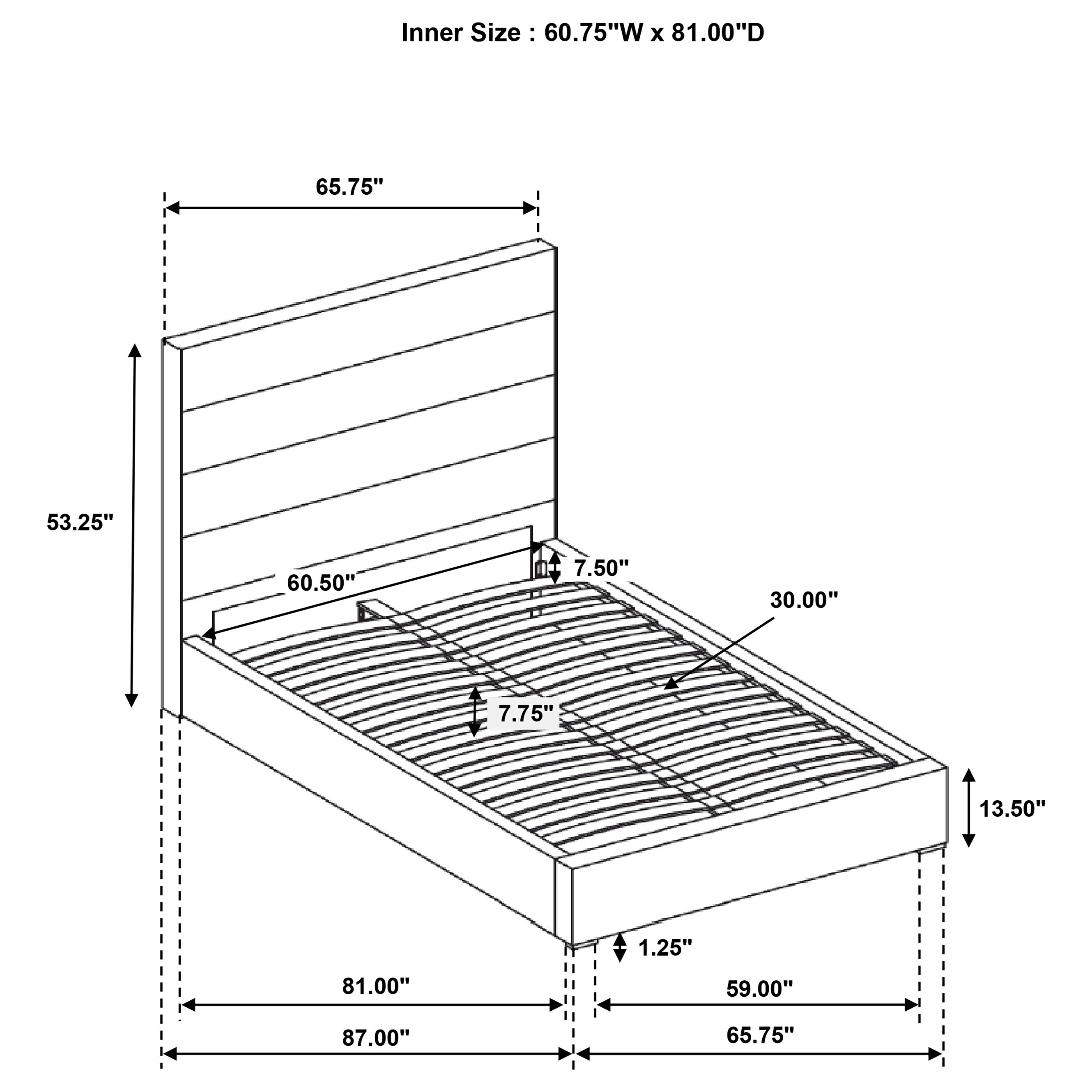 Felicity Bedroom Set (Upholstered Bed)