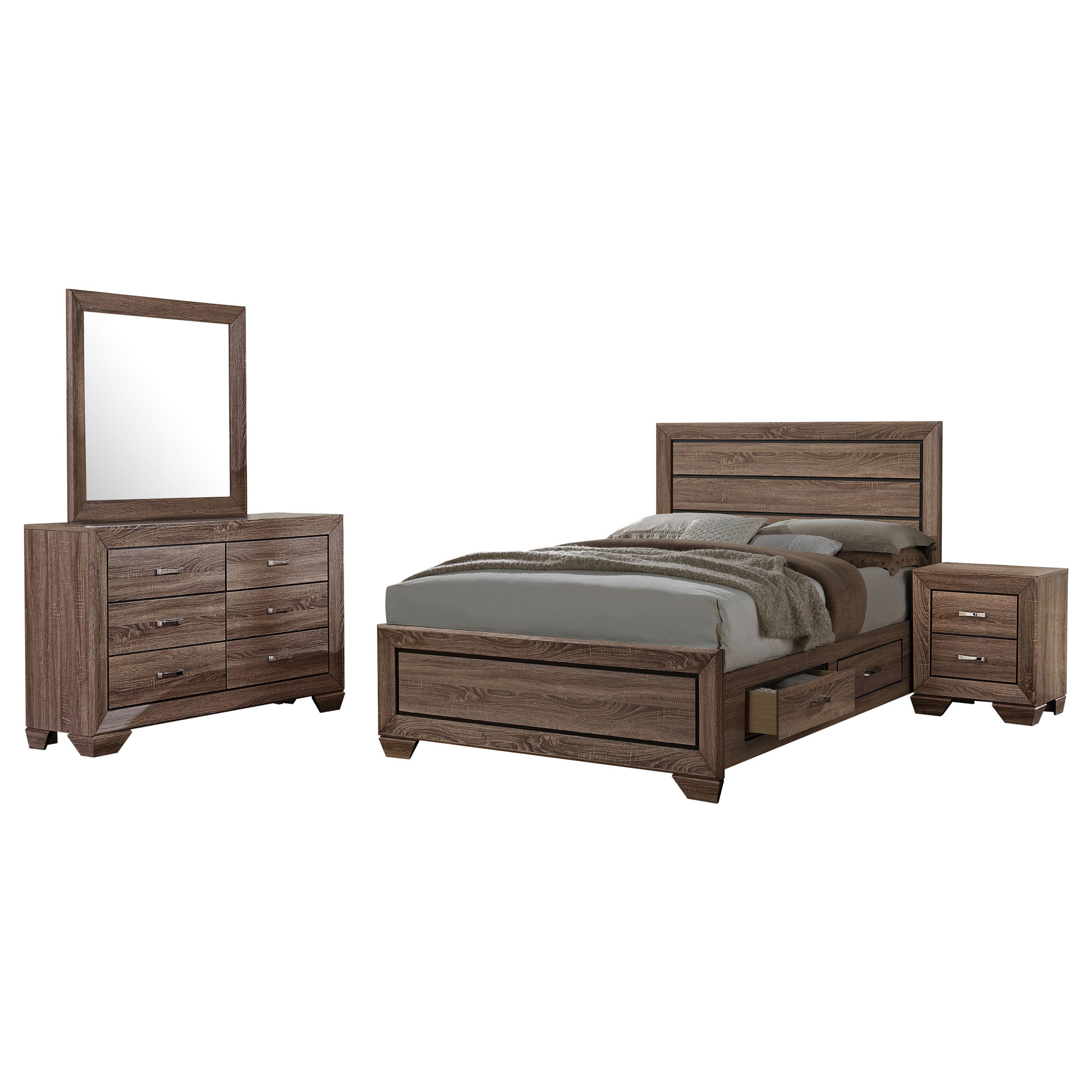 Kauffman Bedroom Set (Storage Bed)