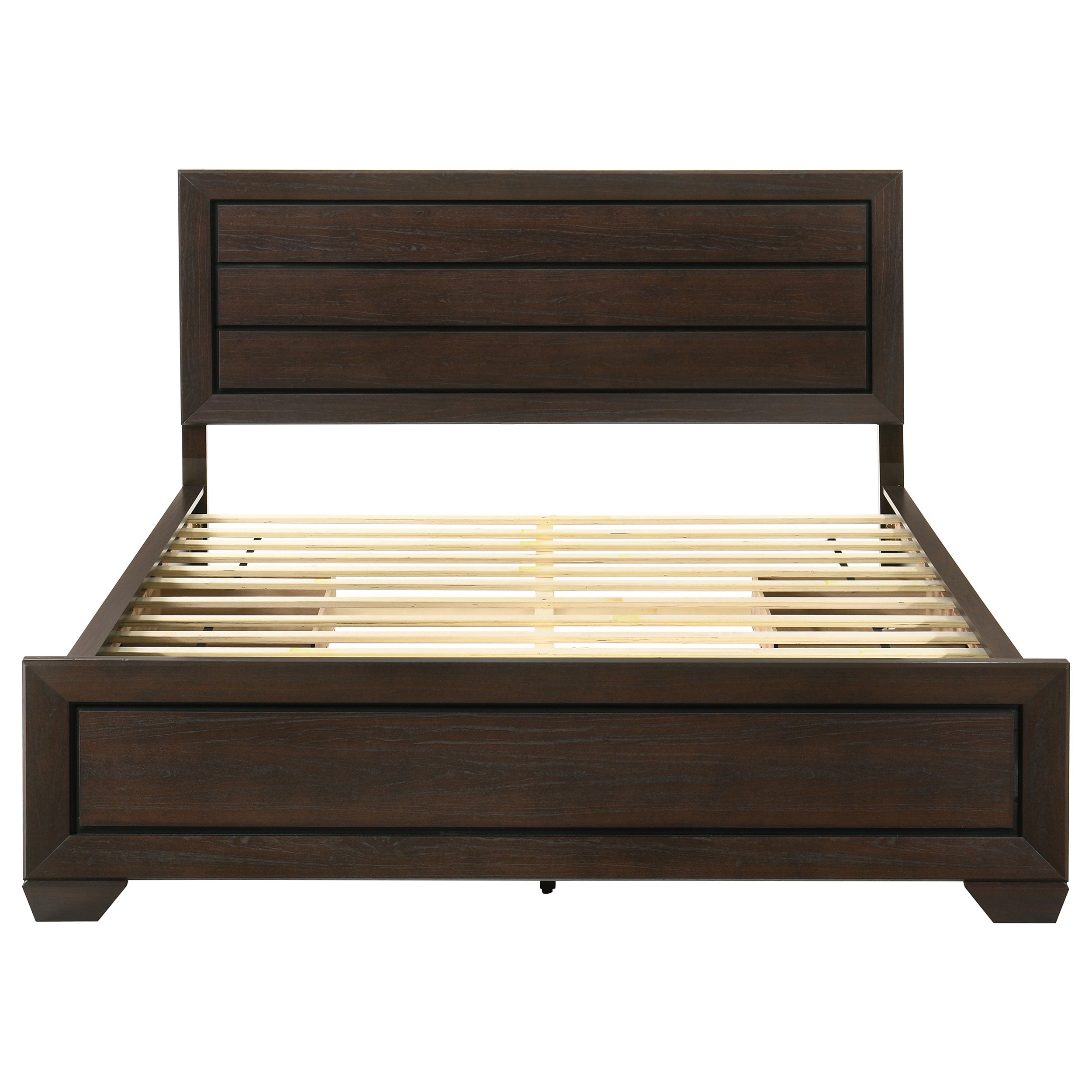 Kauffman Wood Panel Storage Bed