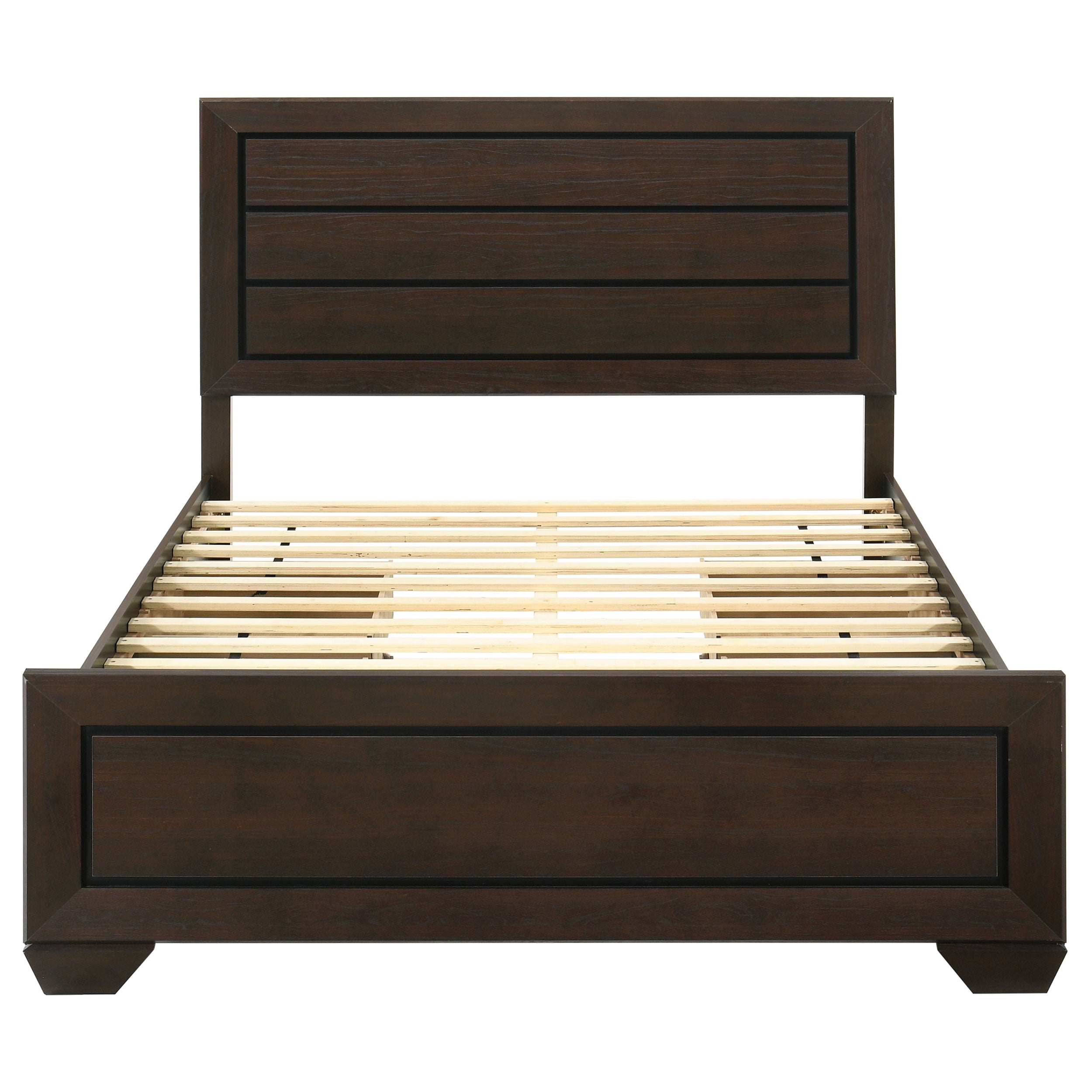 Kauffman Wood Panel Storage Bed