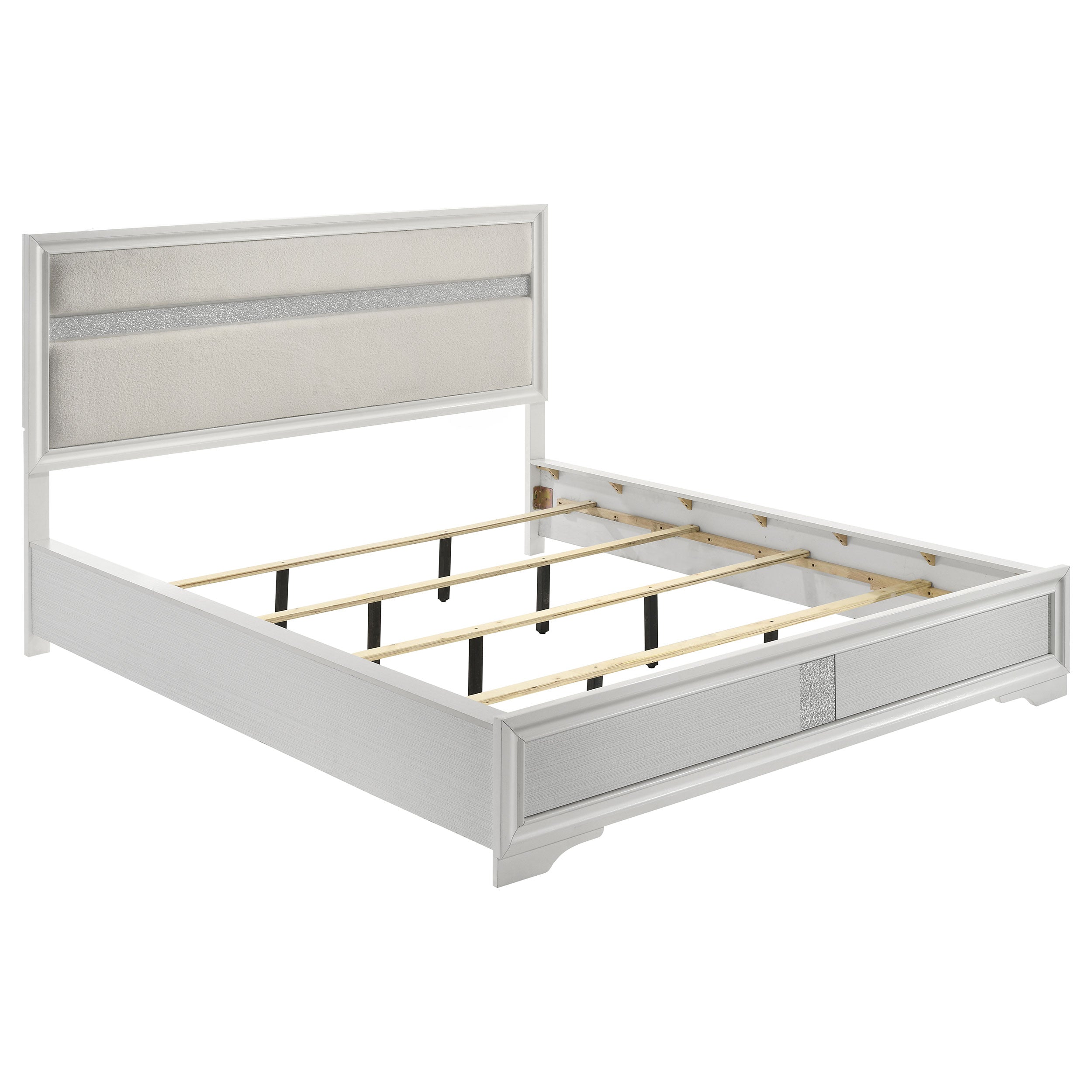Miranda Wood Panel Bed