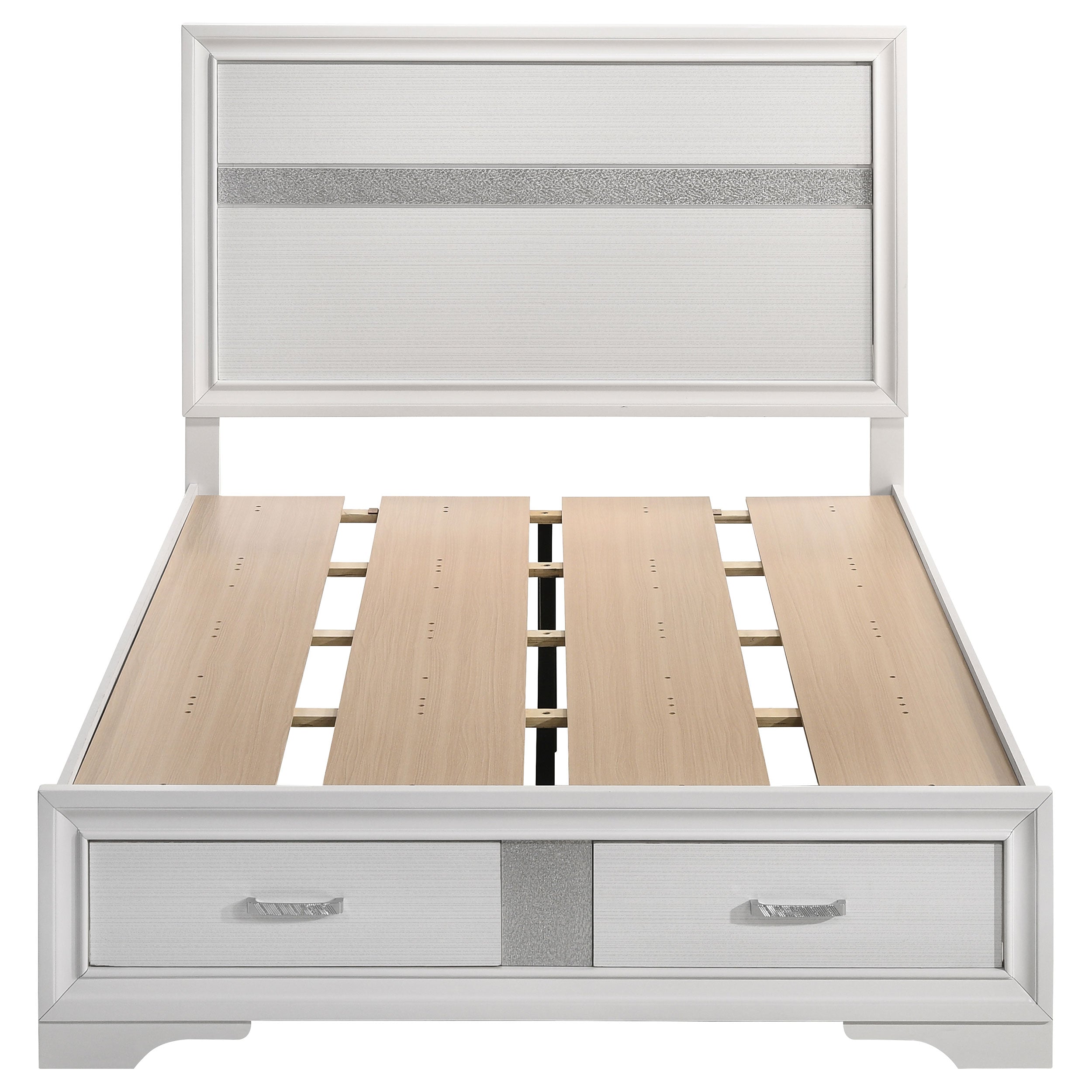Miranda Wood Panel Storage Bed