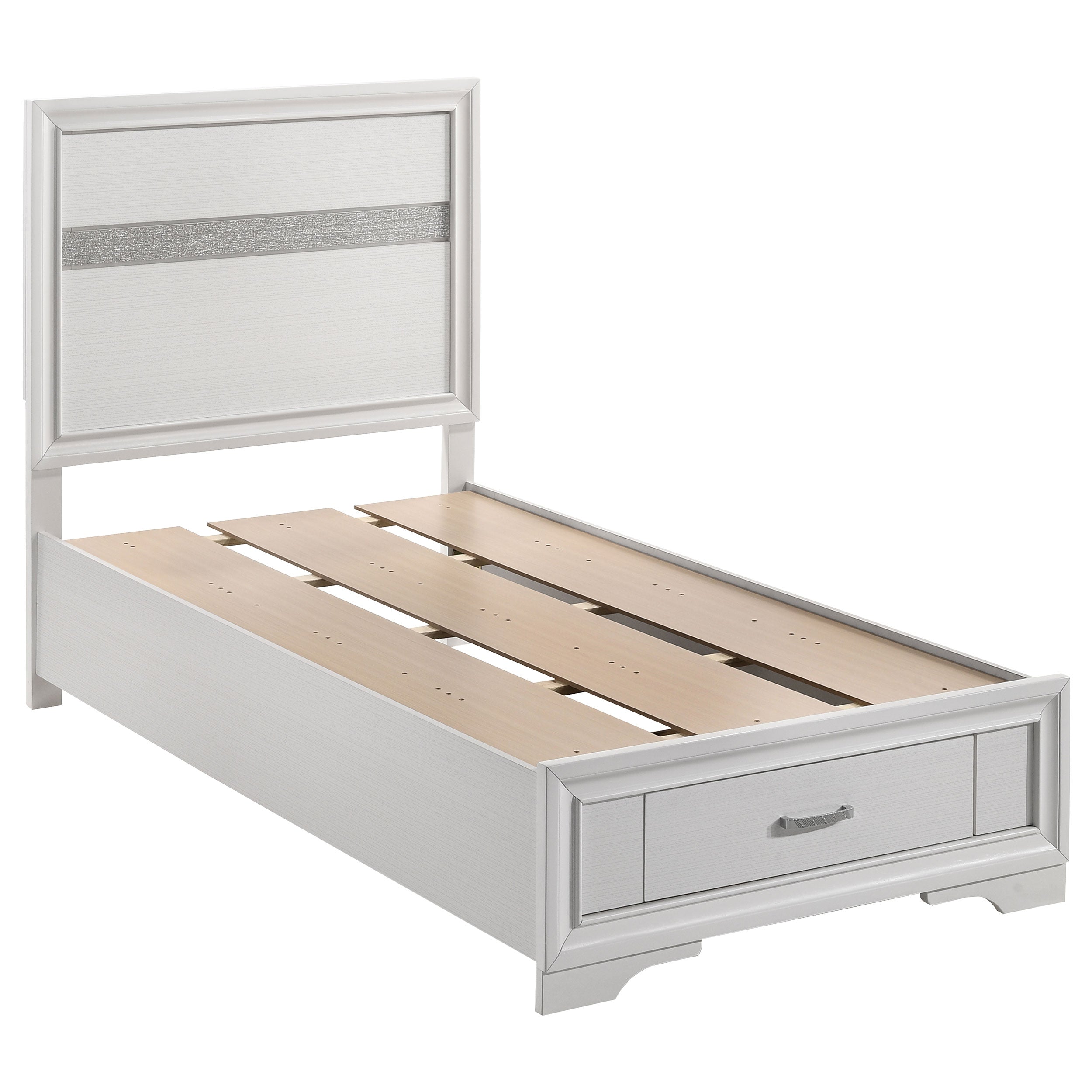 Miranda Wood Panel Storage Bed