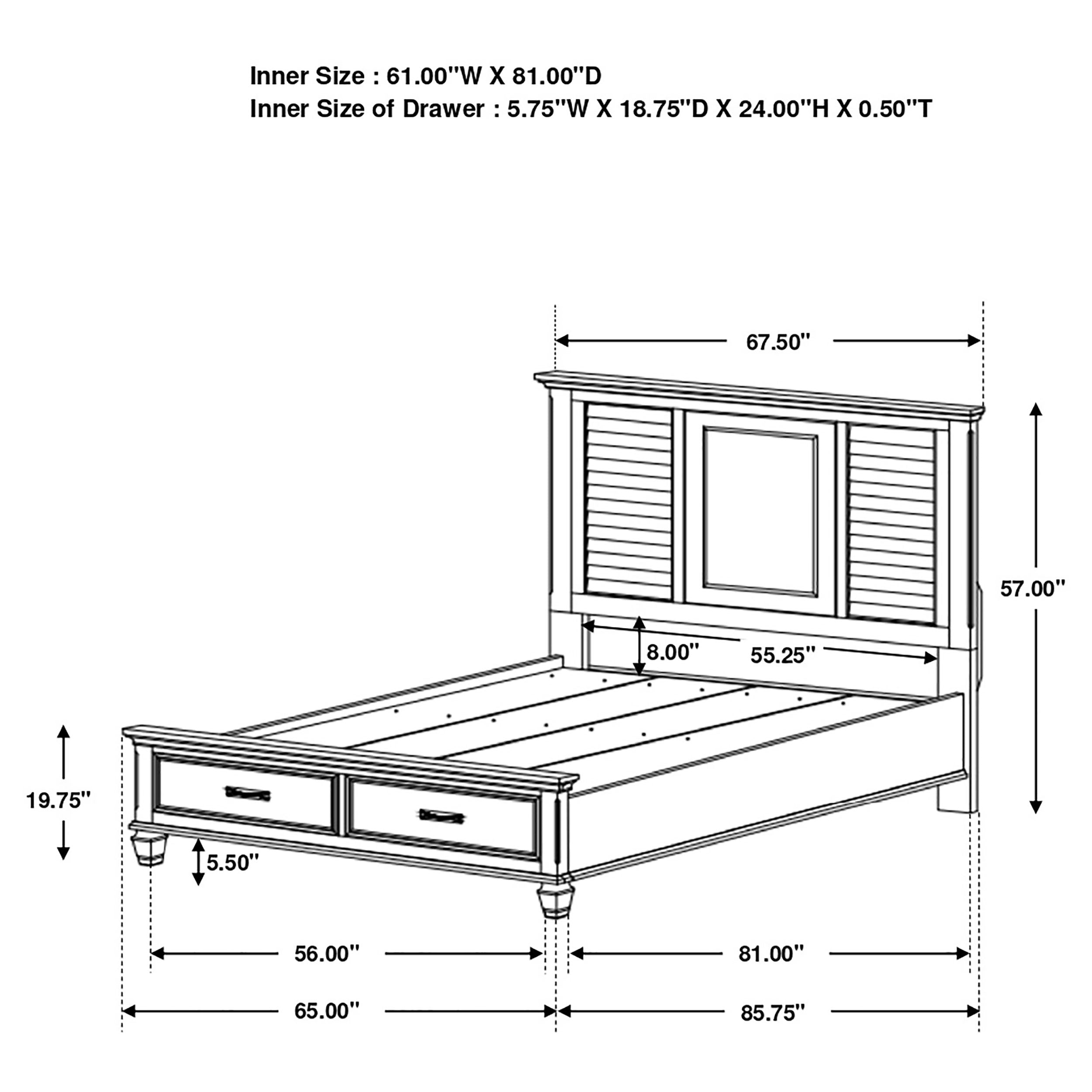 Franco Bedroom Set (Storage Bed)
