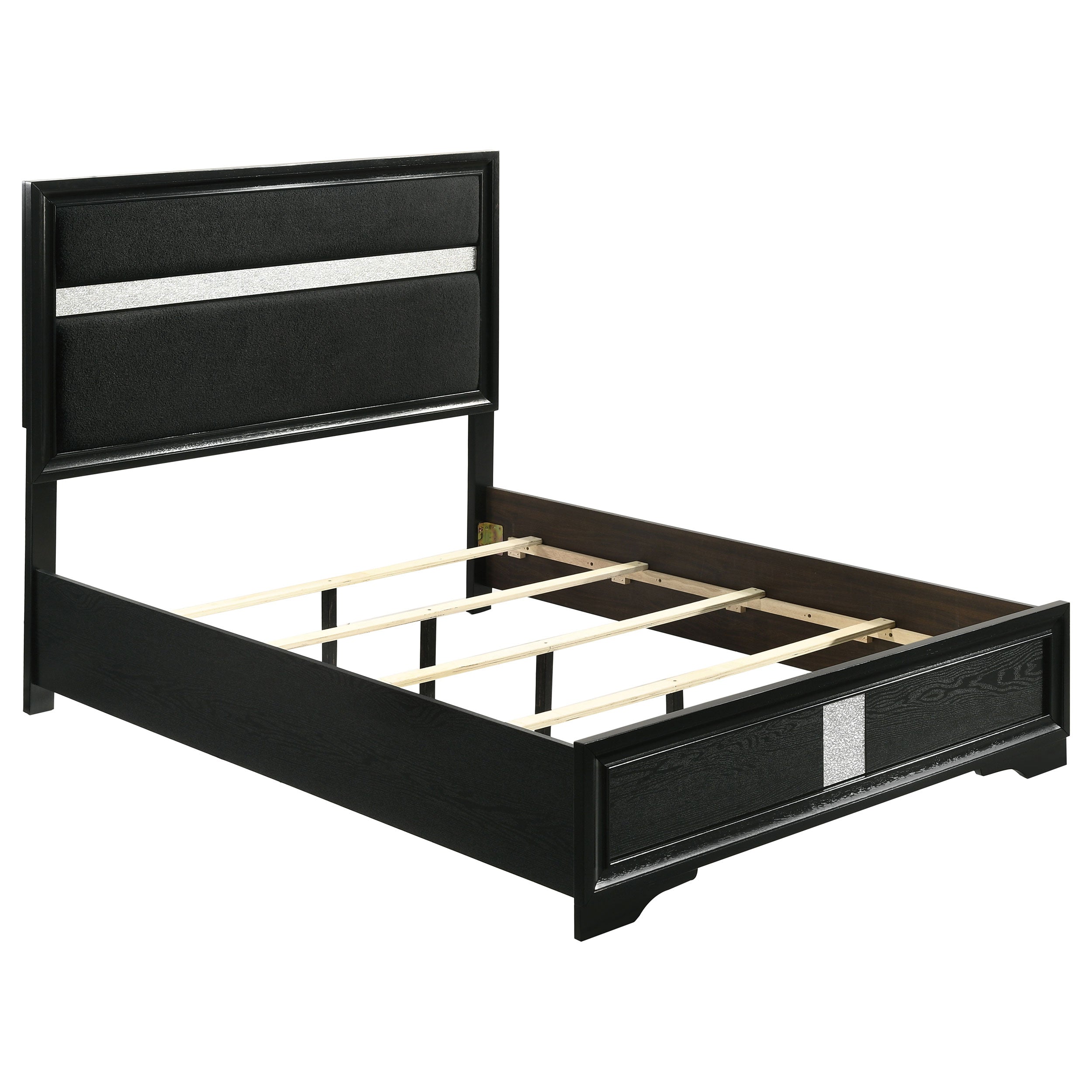 Miranda Wood Panel Bed