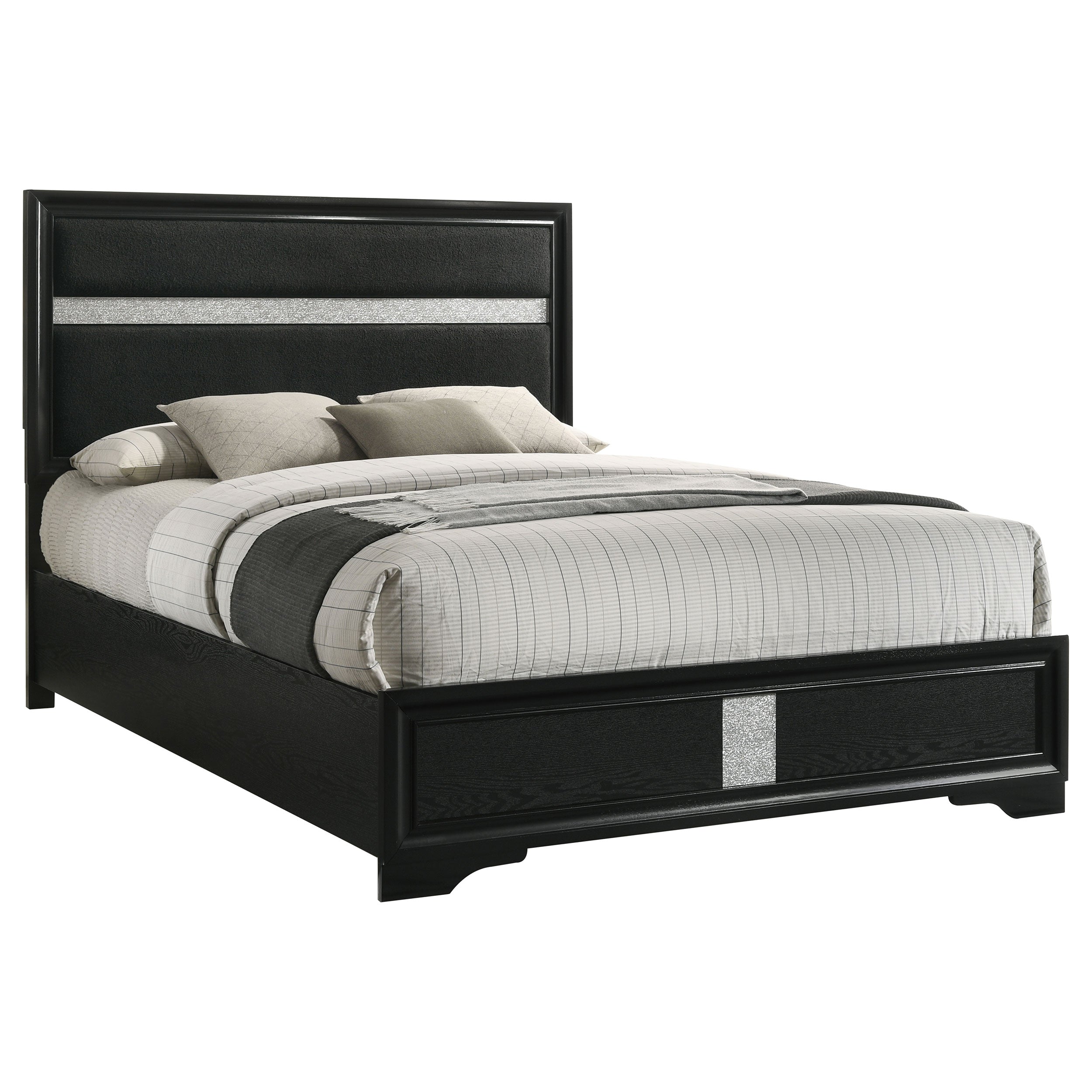 Miranda Wood Panel Bed