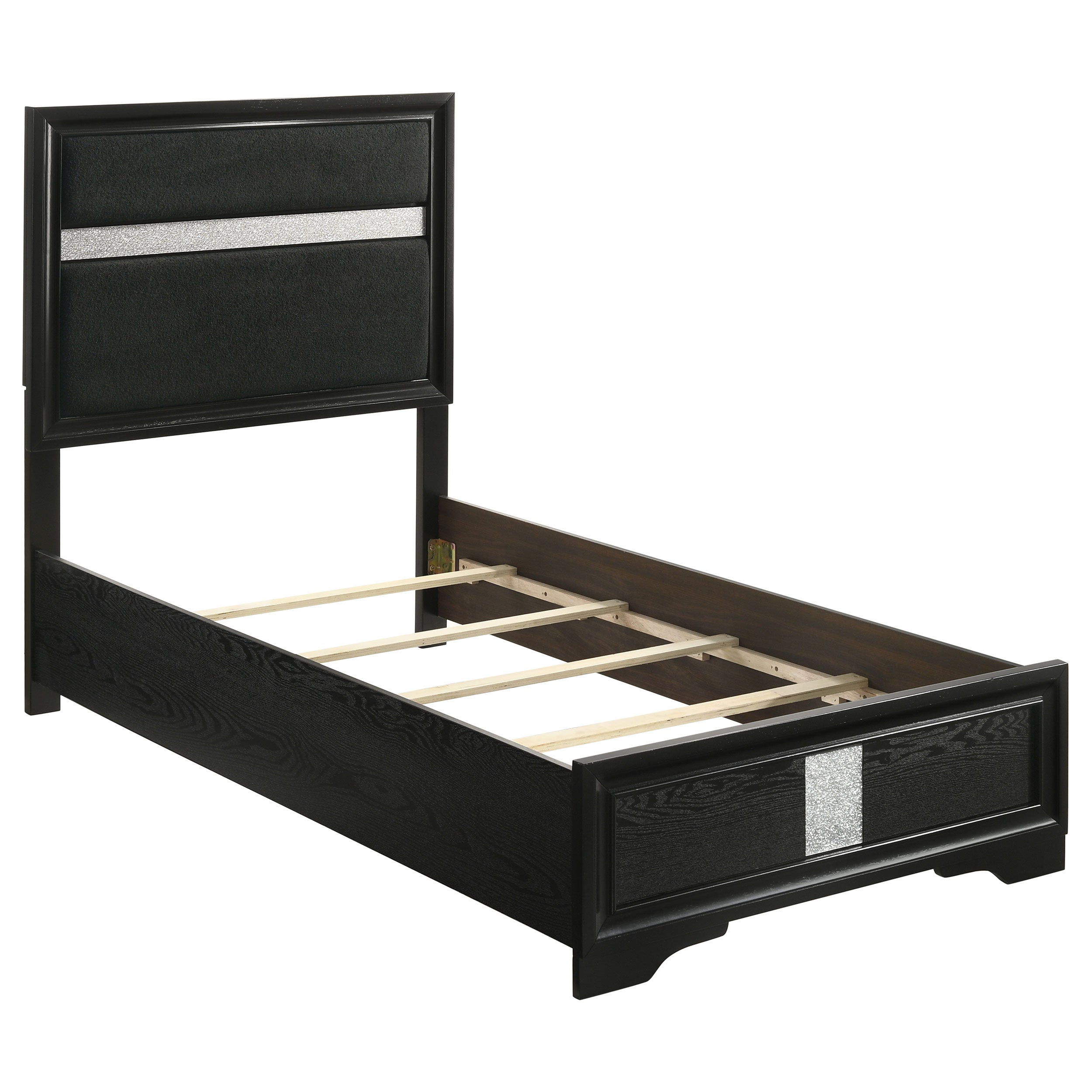 Miranda Wood Panel Bed