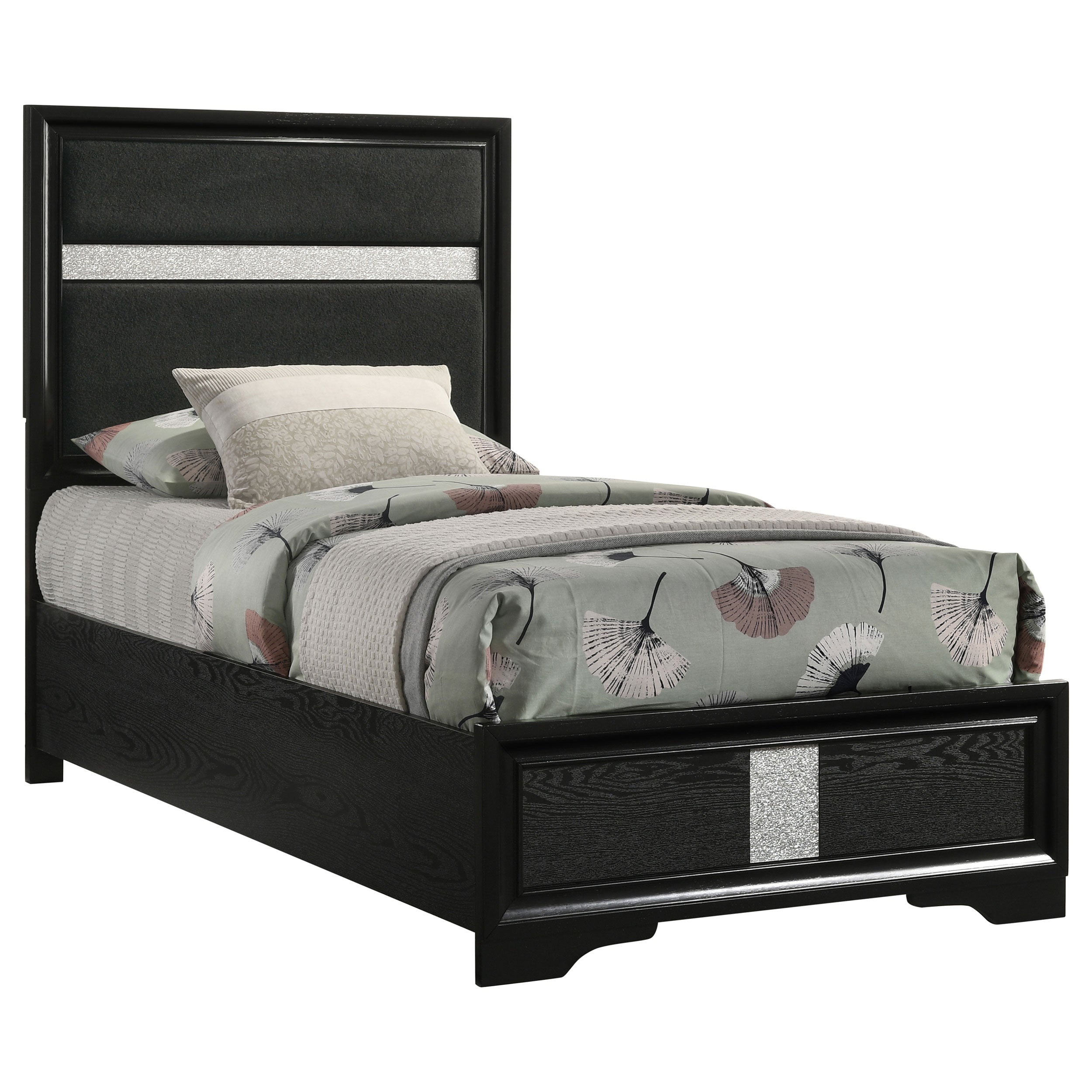 Miranda Wood Panel Bed