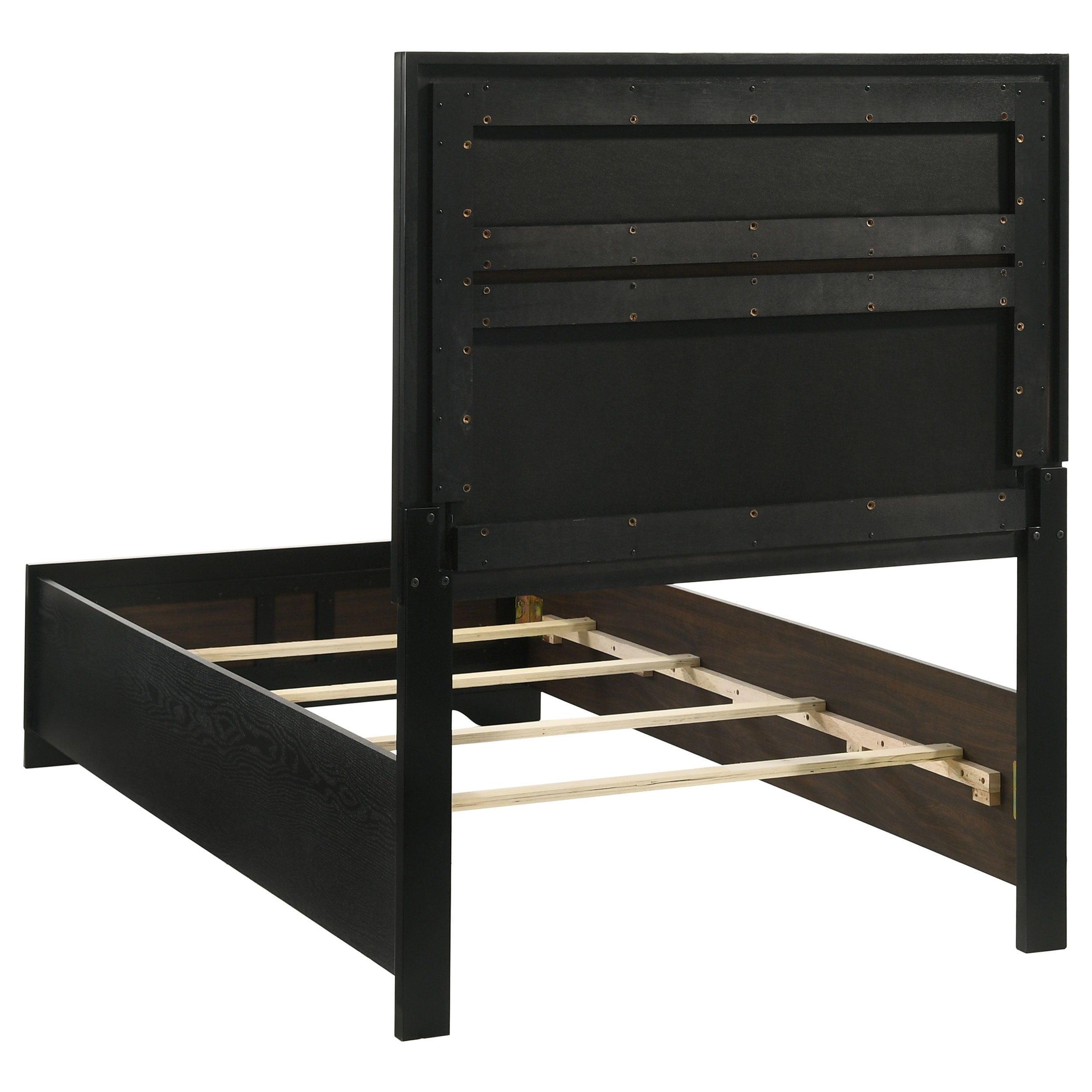 Miranda Wood Panel Bed