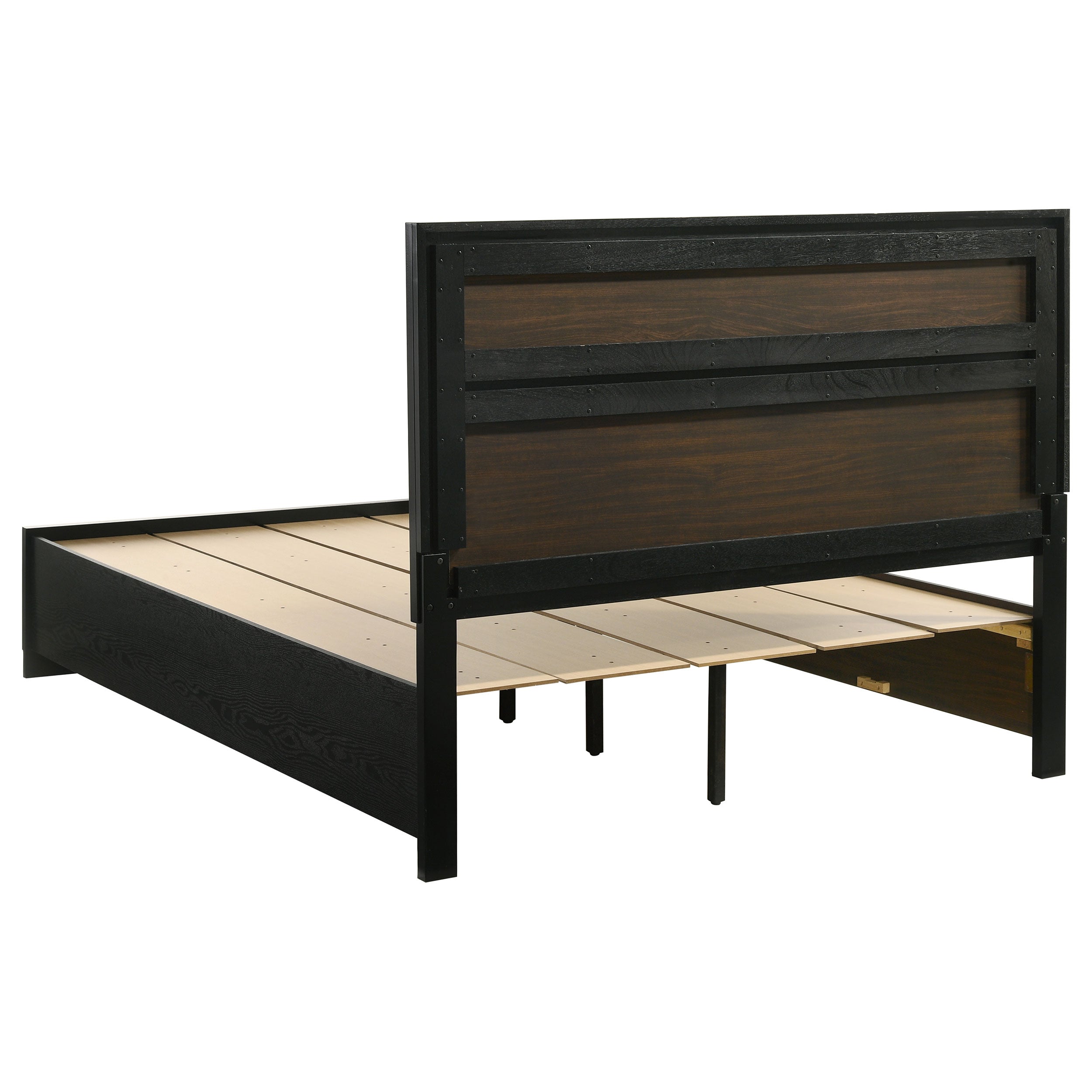 Miranda Wood Panel Storage Bed