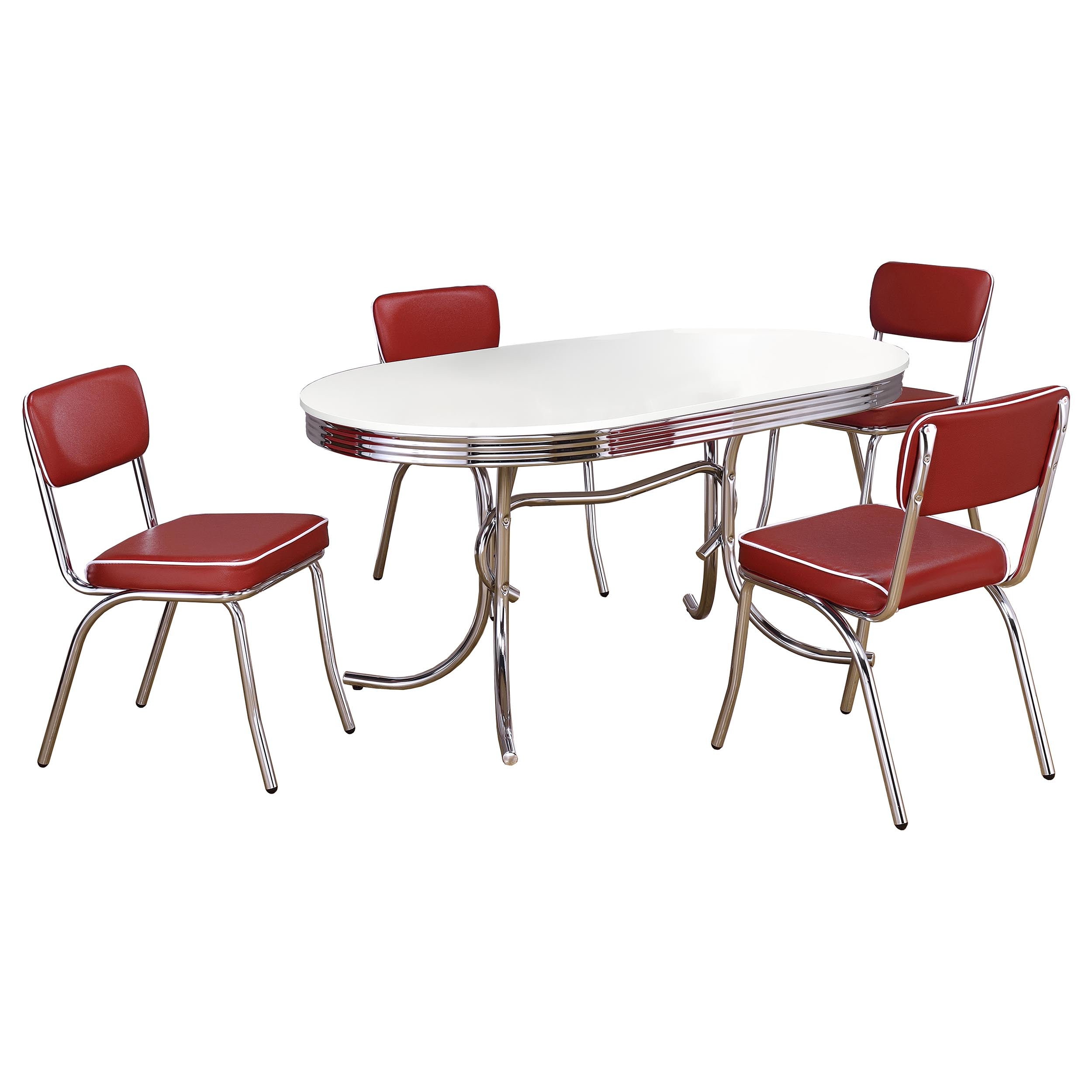 Retro Oval Dining Set