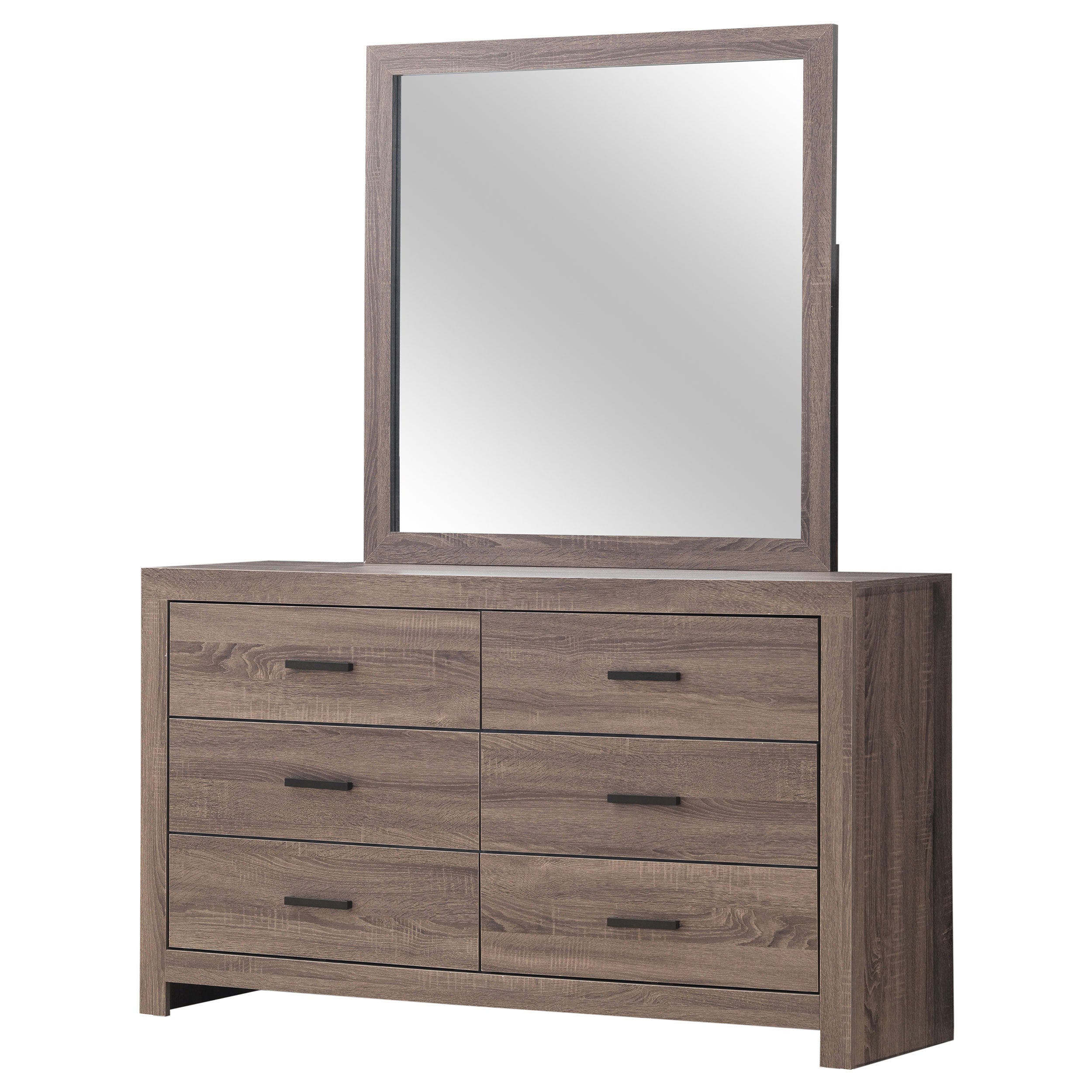 Brantford Dresser with Mirror (Barrel Oak)