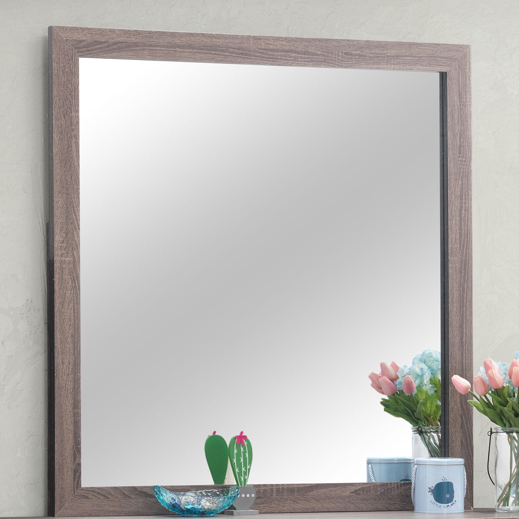 Brantford Dresser Mirror (Barrel Oak)