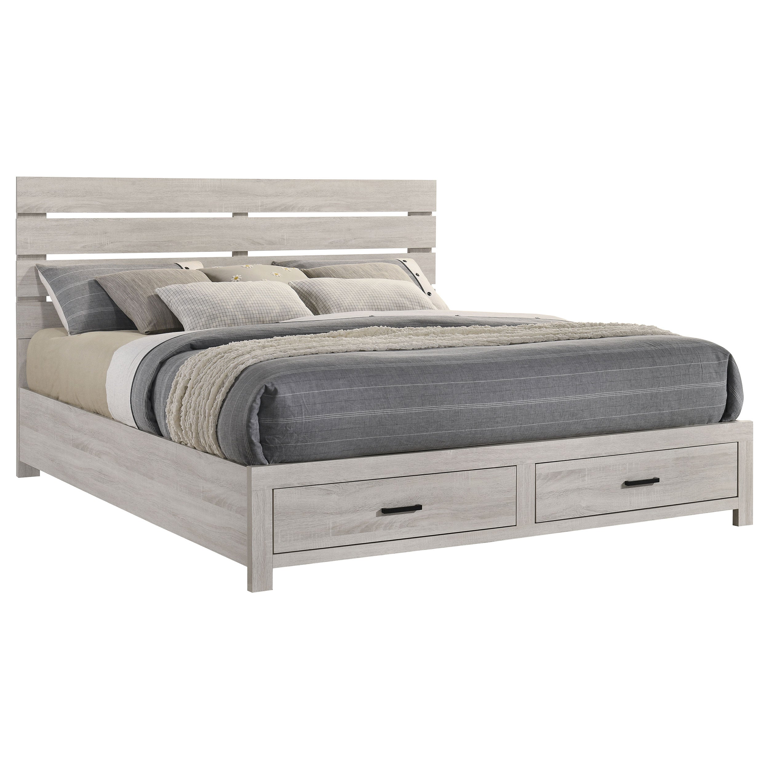 Brantford Wood Panel Storage Bed
