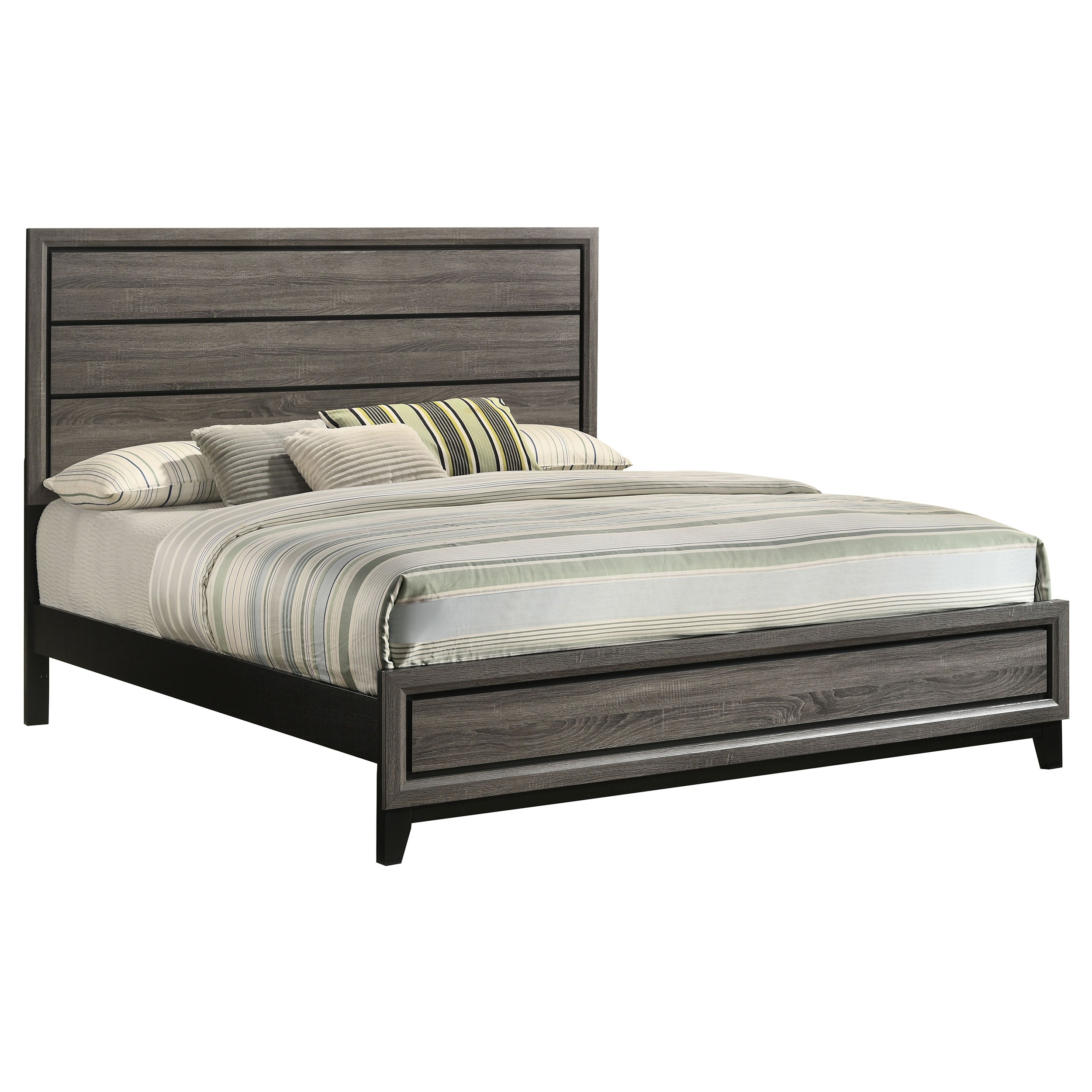 Watson Wood Panel Bed