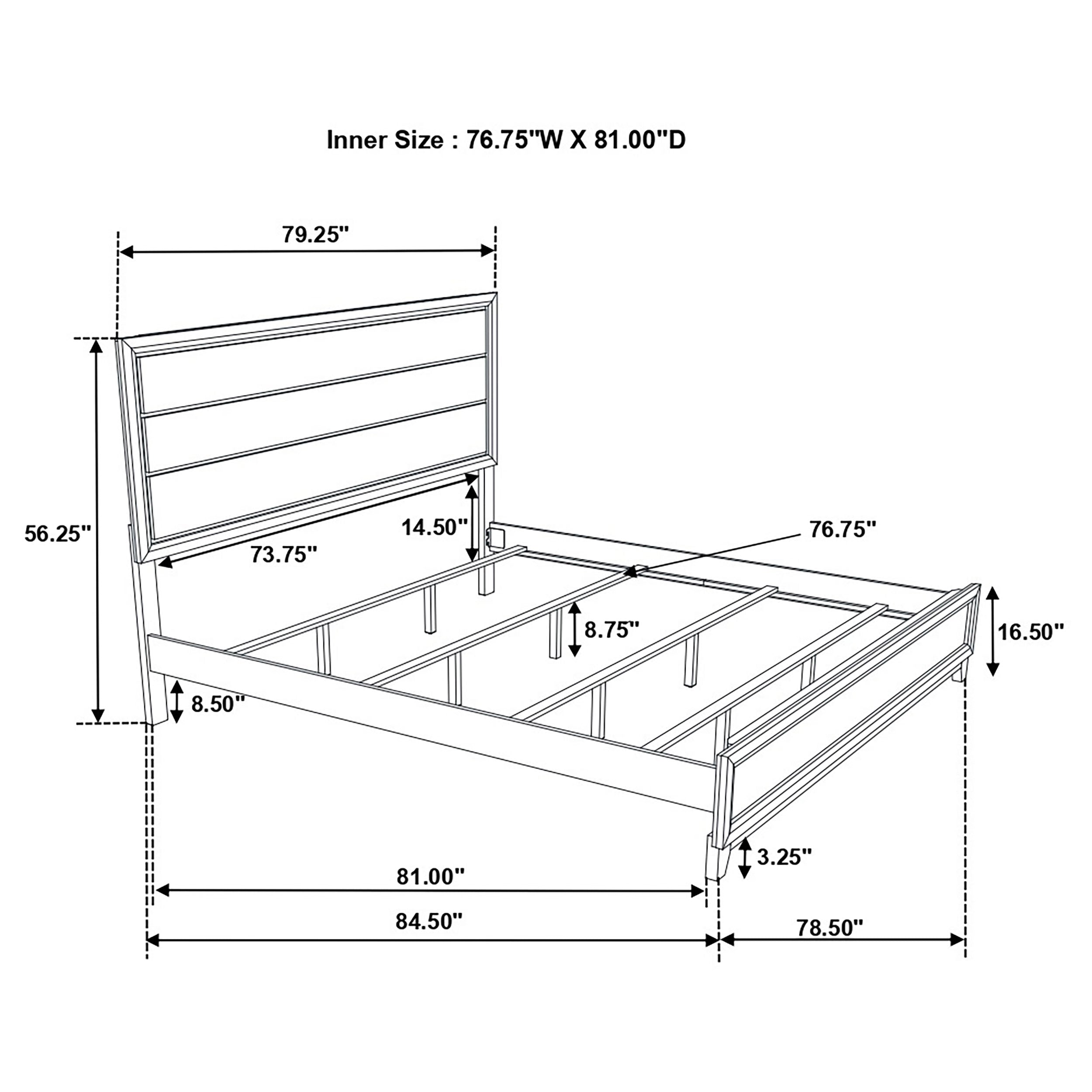 Watson Wood Panel Bed