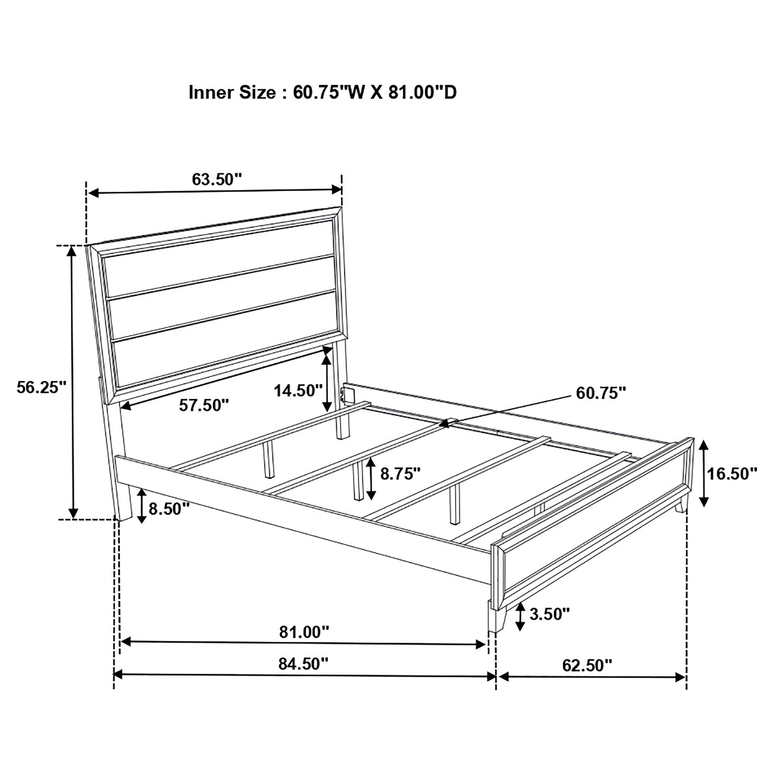 Watson Wood Panel Bed