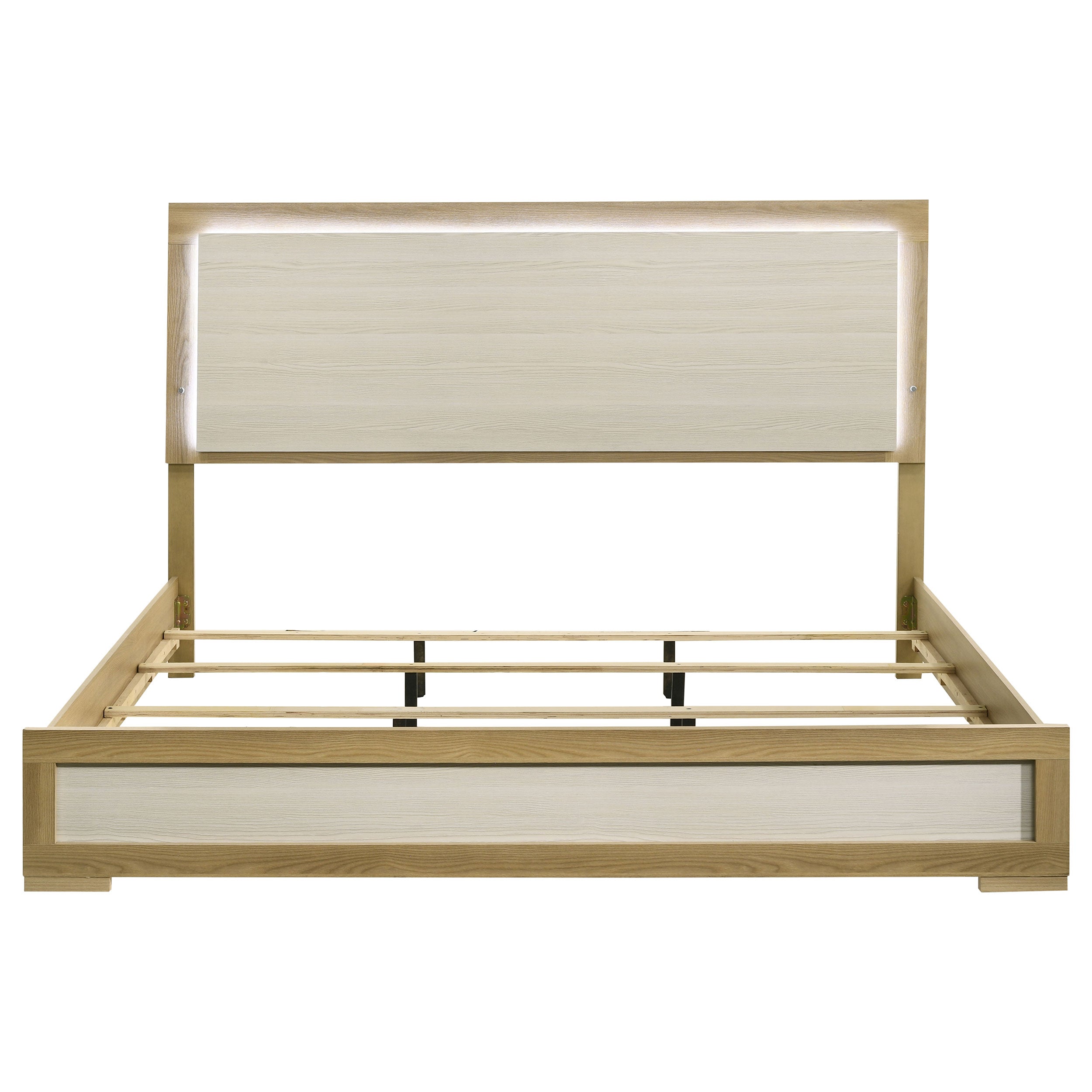 Hyland Wood LED Panel Bed