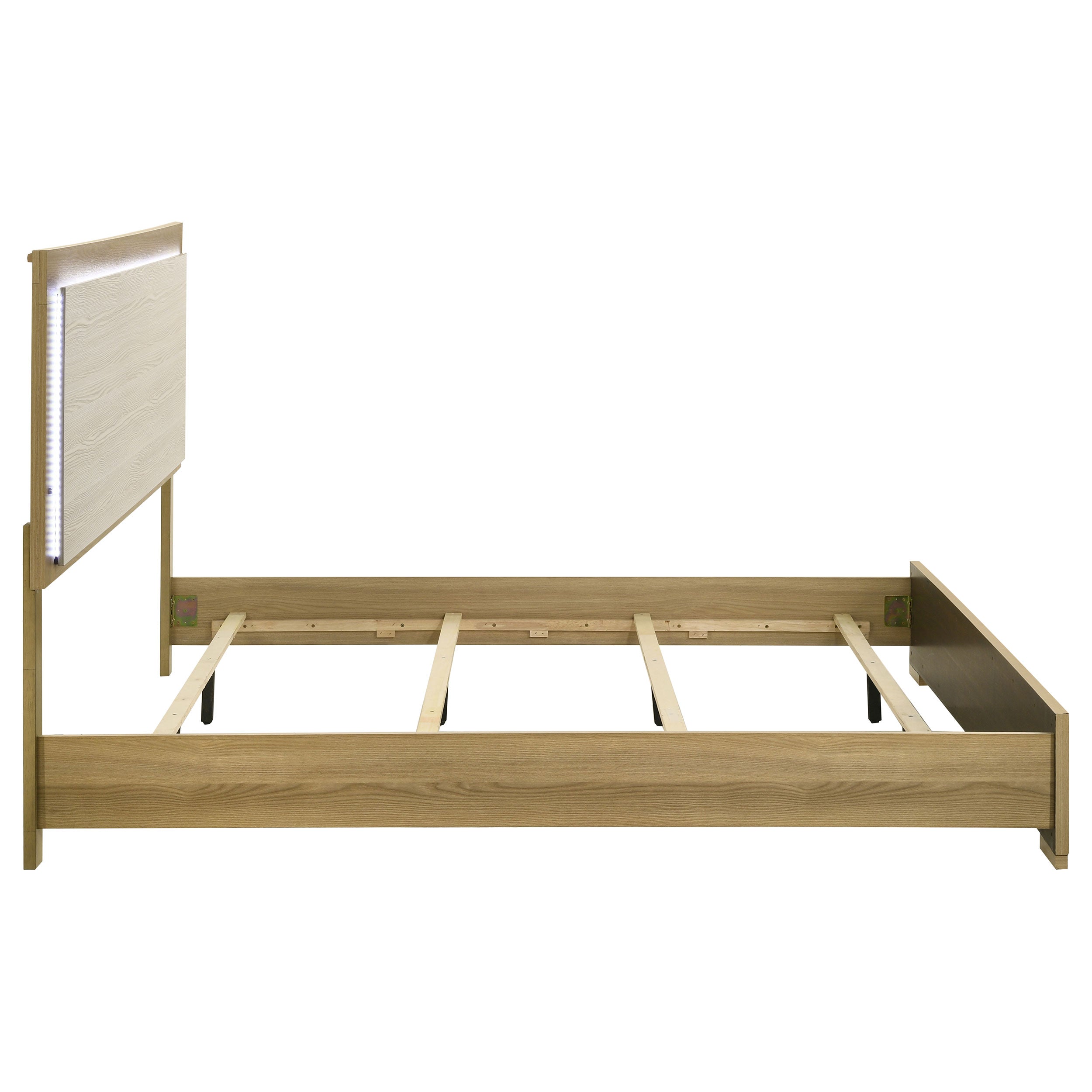Hyland Wood LED Panel Bed