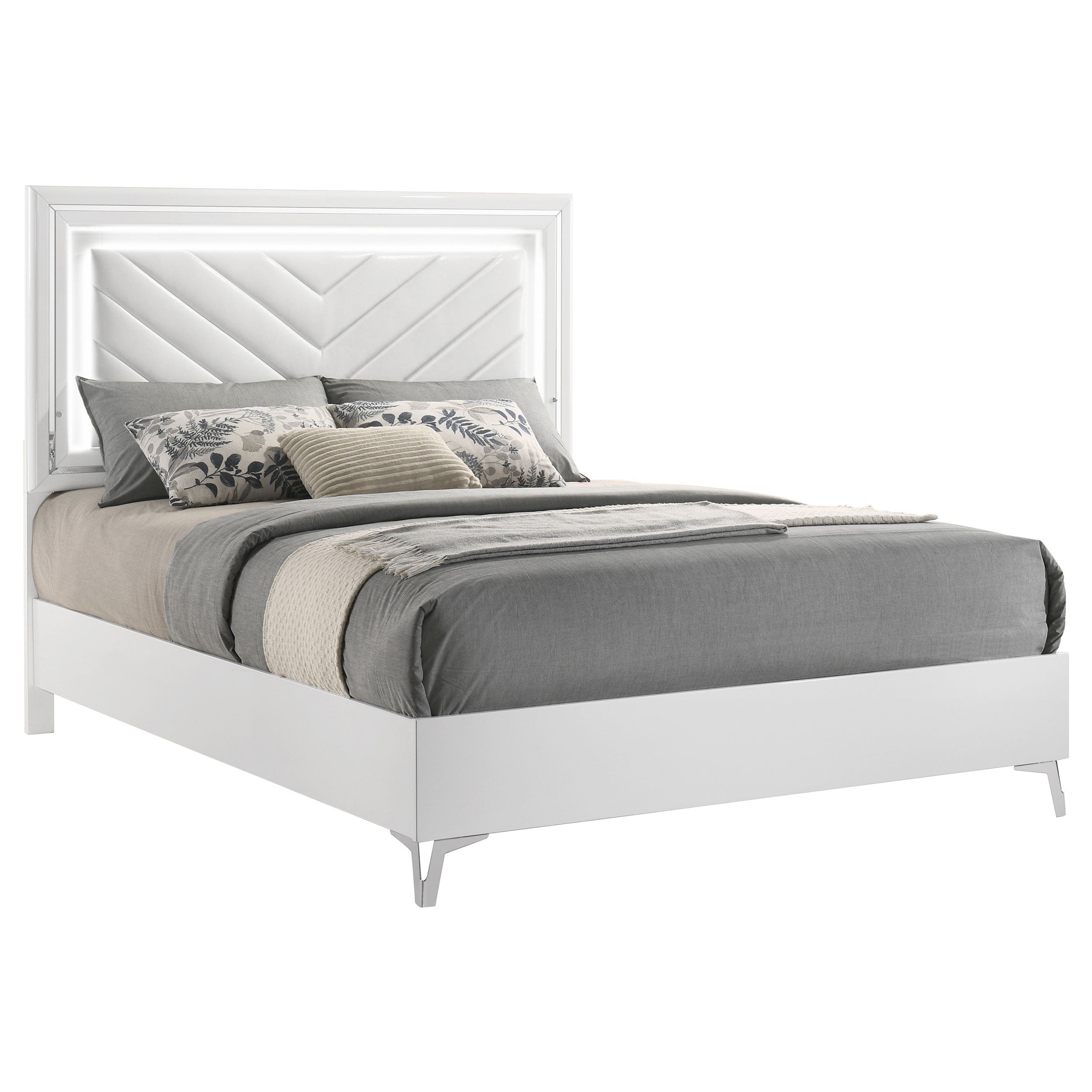 Cassia LED Panel Bed