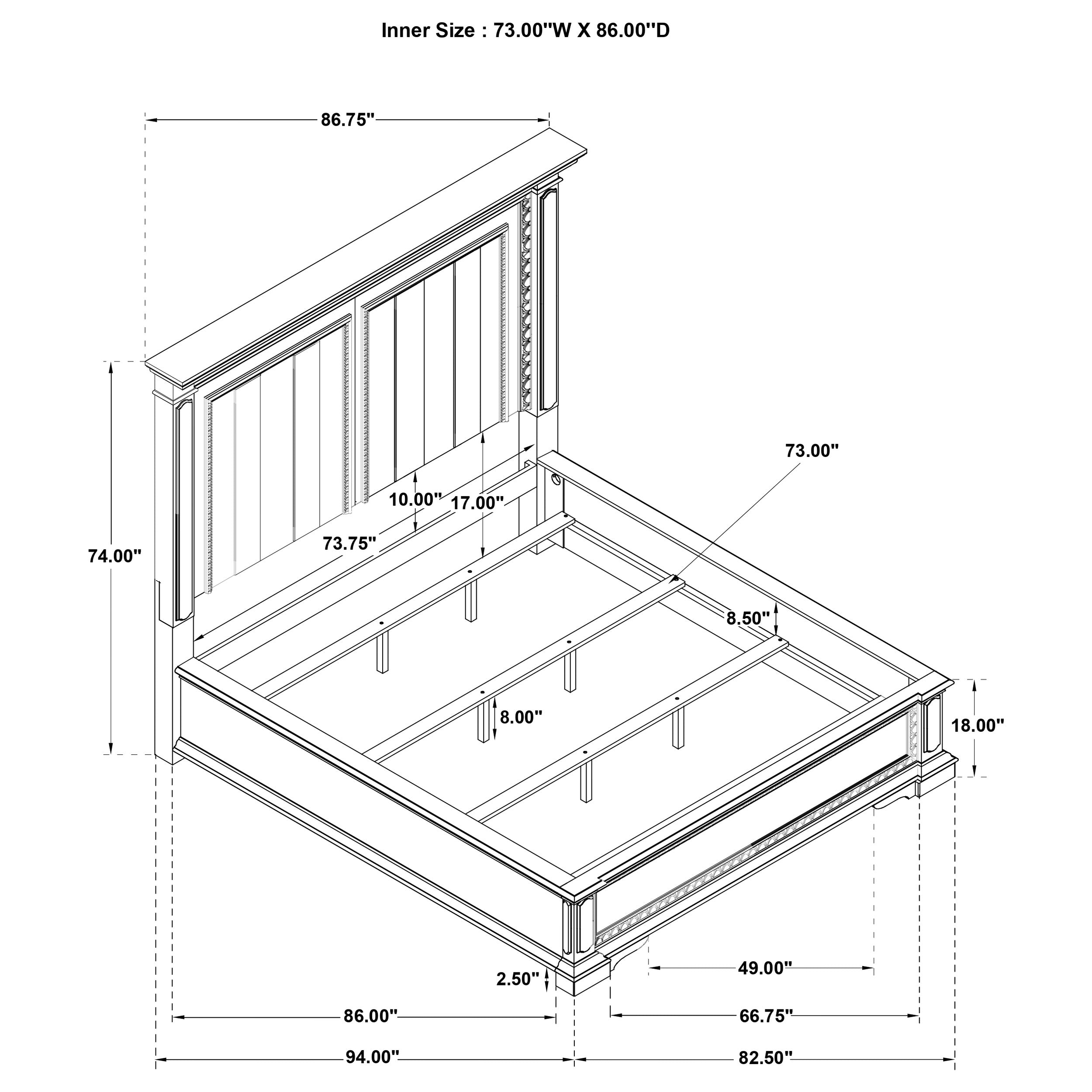 McKinney Panel Bed