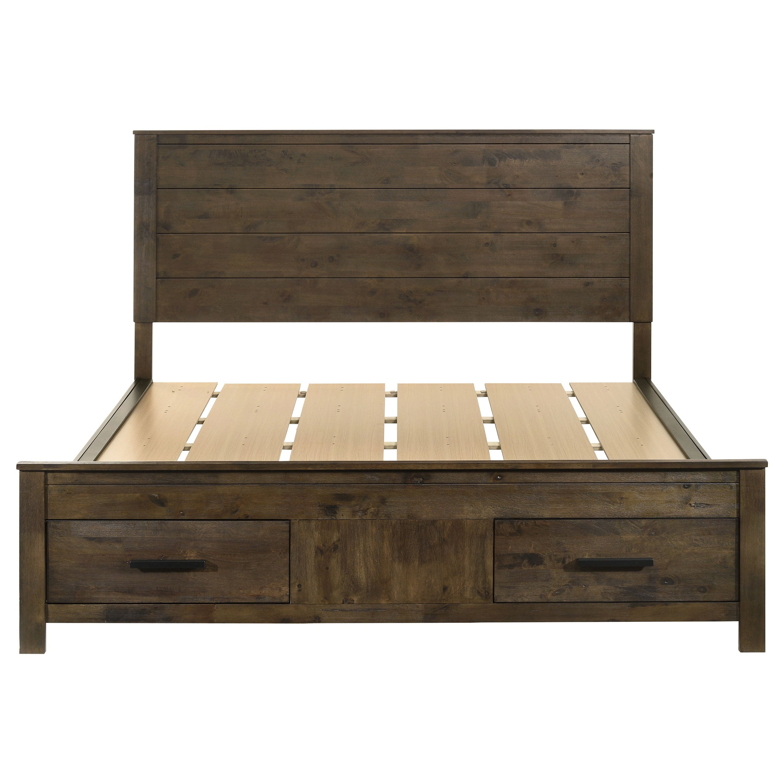 Woodmont Wood Panel Storage Bed