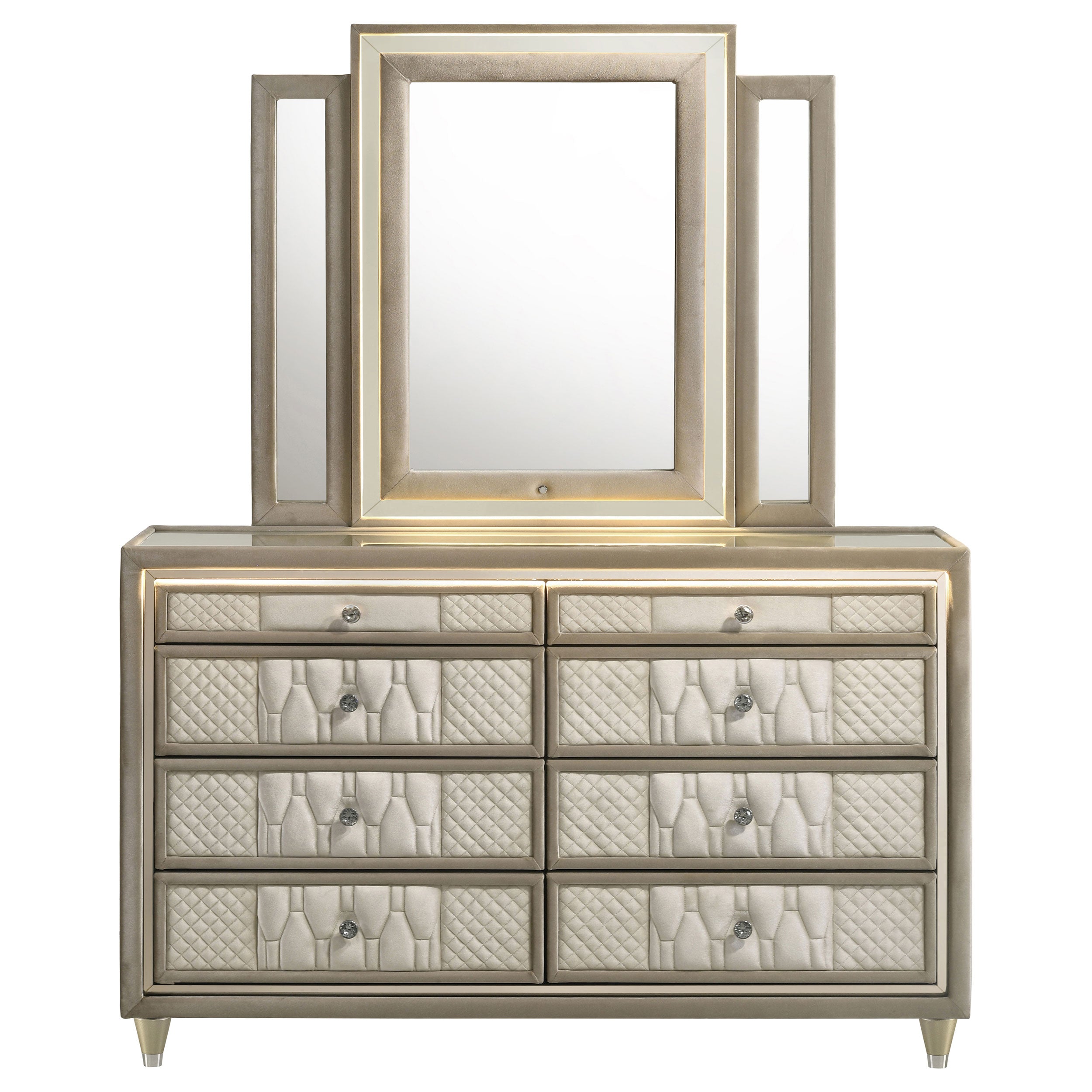 Lorient LED Dresser with Mirror