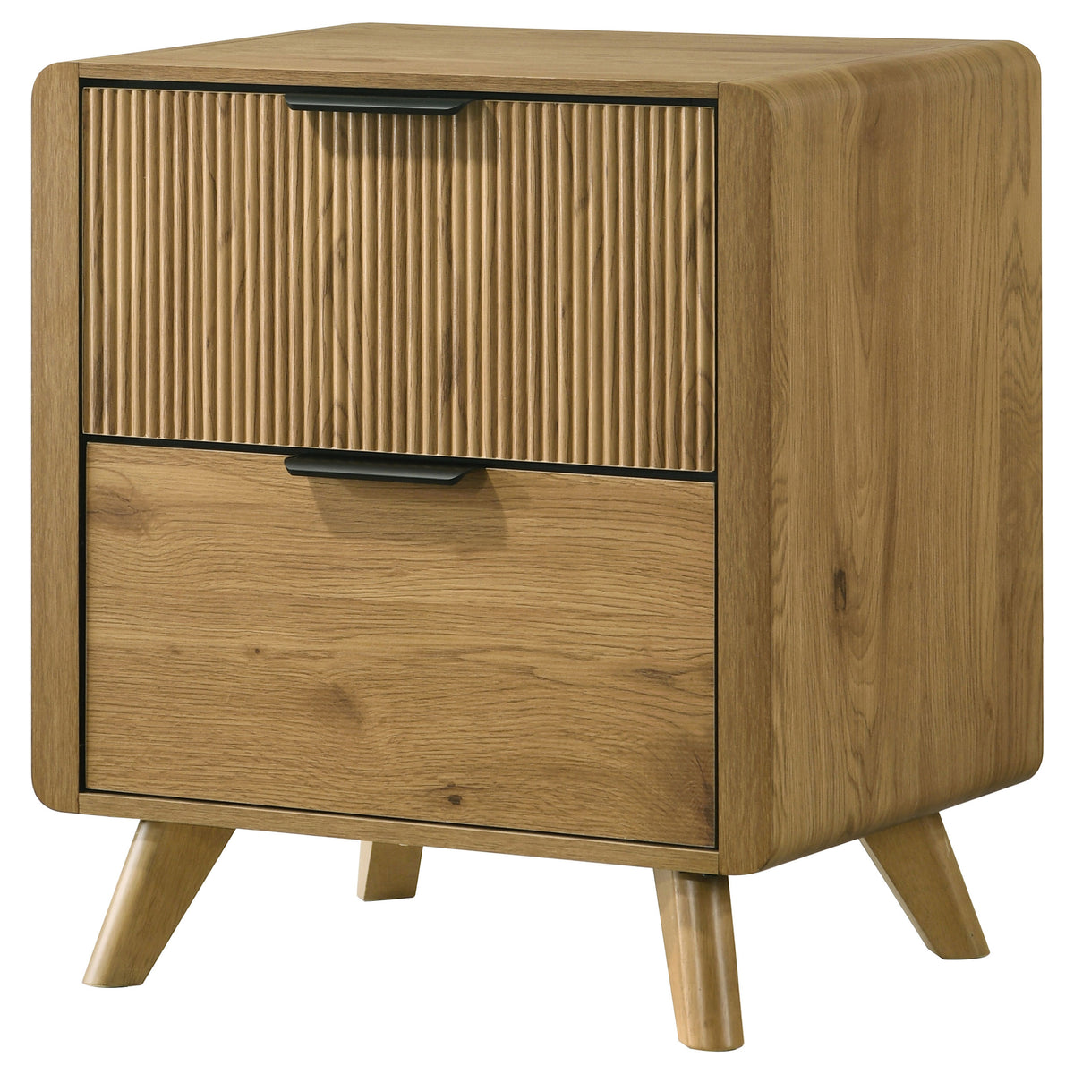 Bennett 2-drawer Nightstand Light Oak