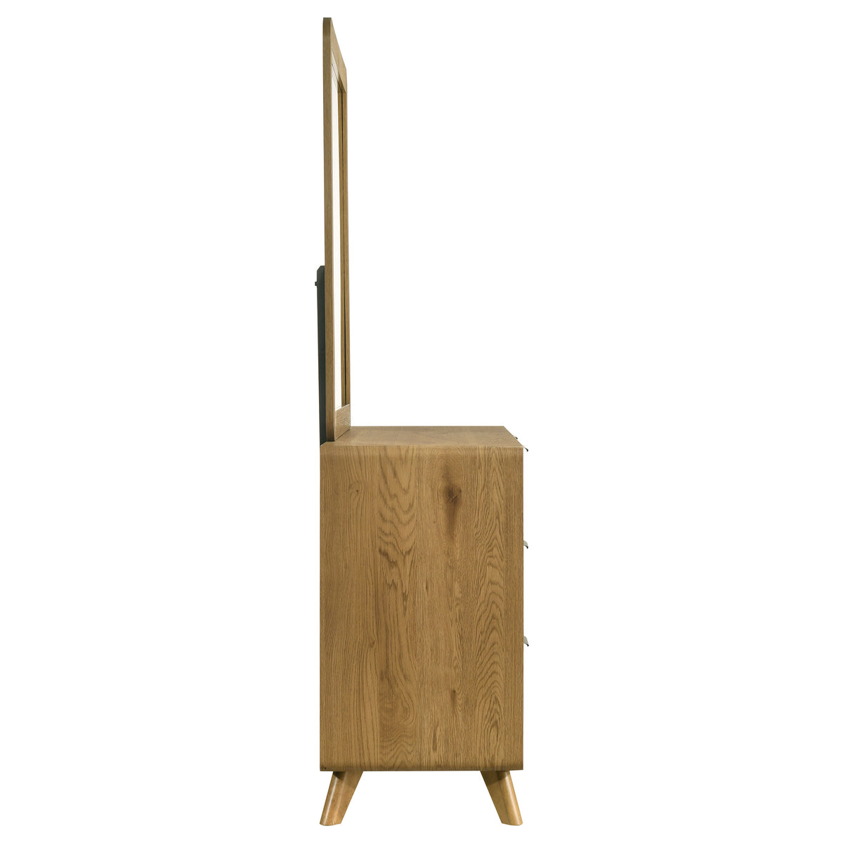 Bennett 6-drawer Dresser with Mirror Light Oak